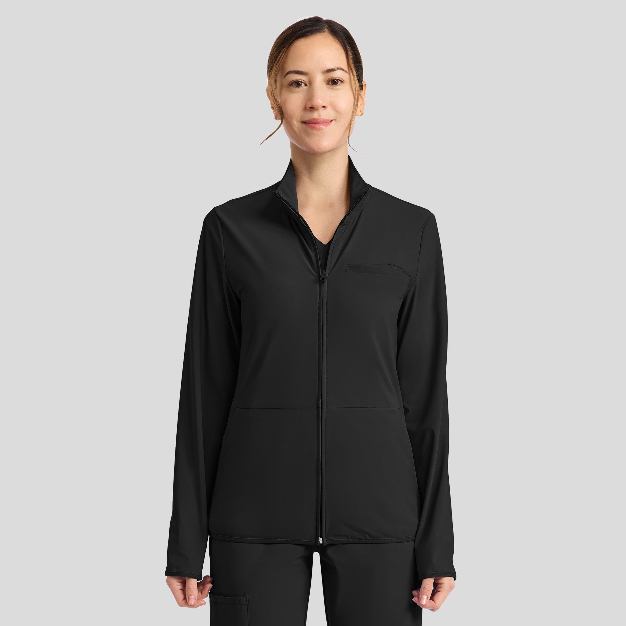 3-Pocket Warm-up Jacket | Black