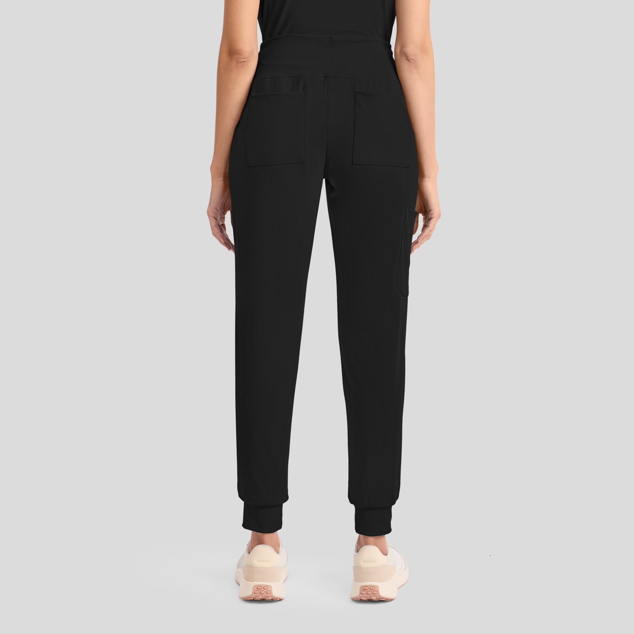 Achieve Pull-On Jogger Scrub Pant | Black