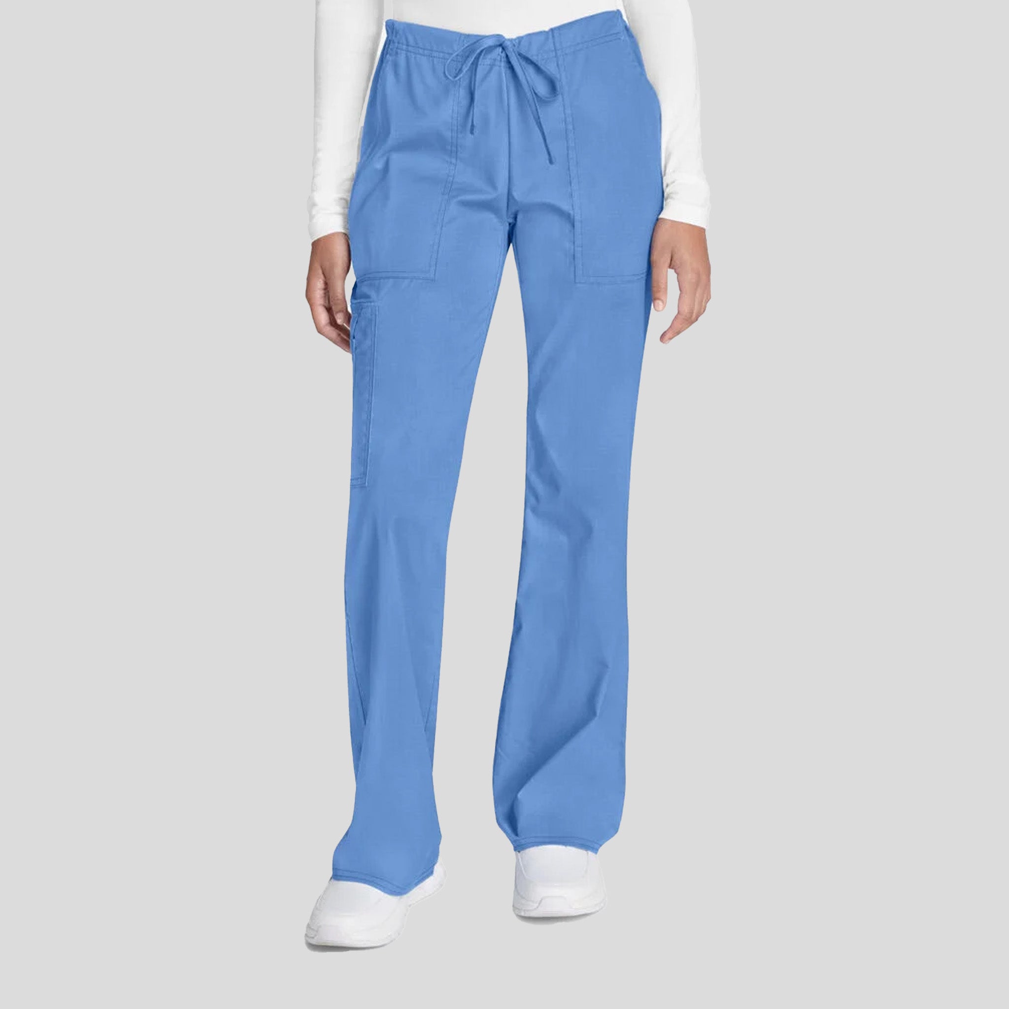 Flare Leg Drawstring Scrub Pant | Ciel