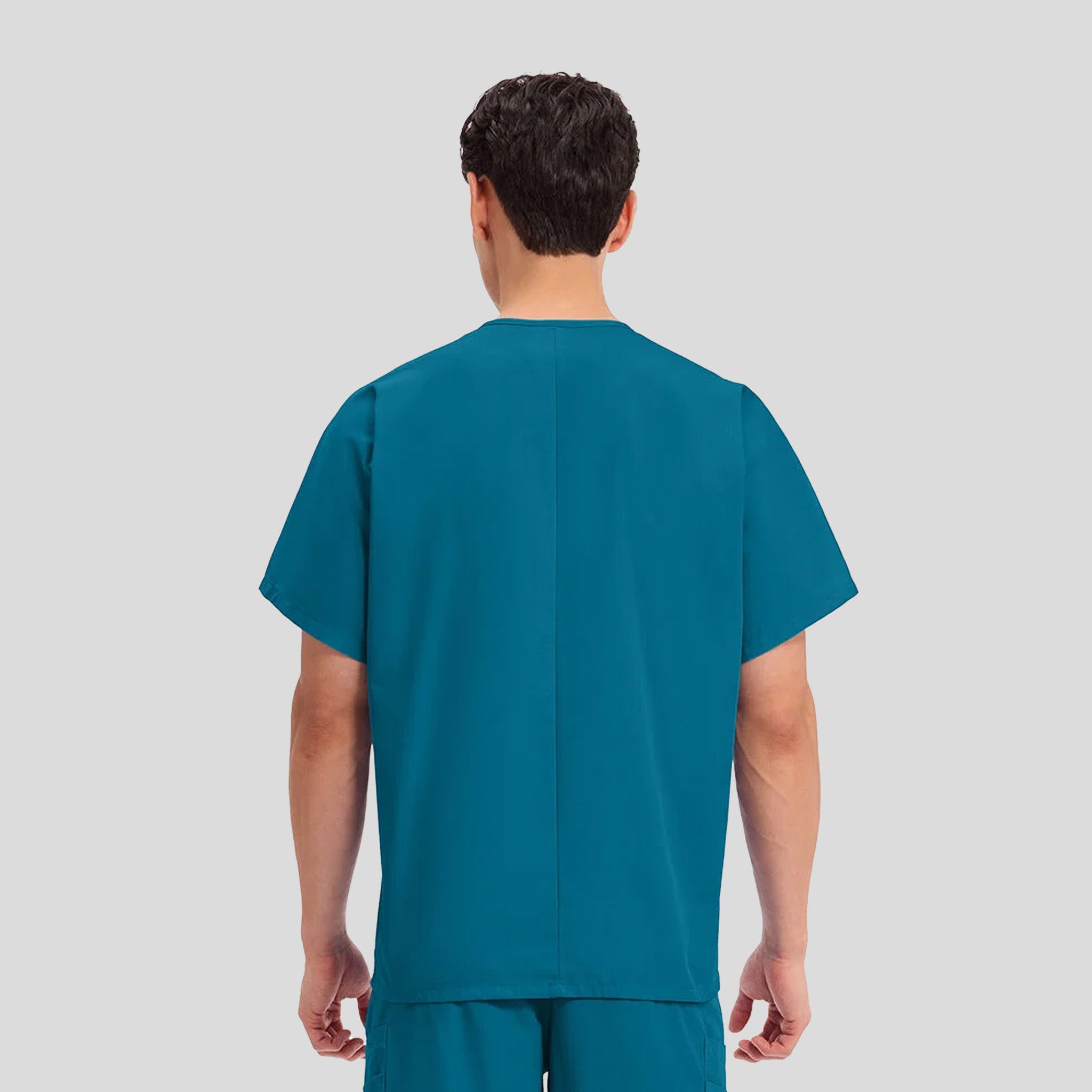 Unisex V-Neck 1 Pocket | Caribbean