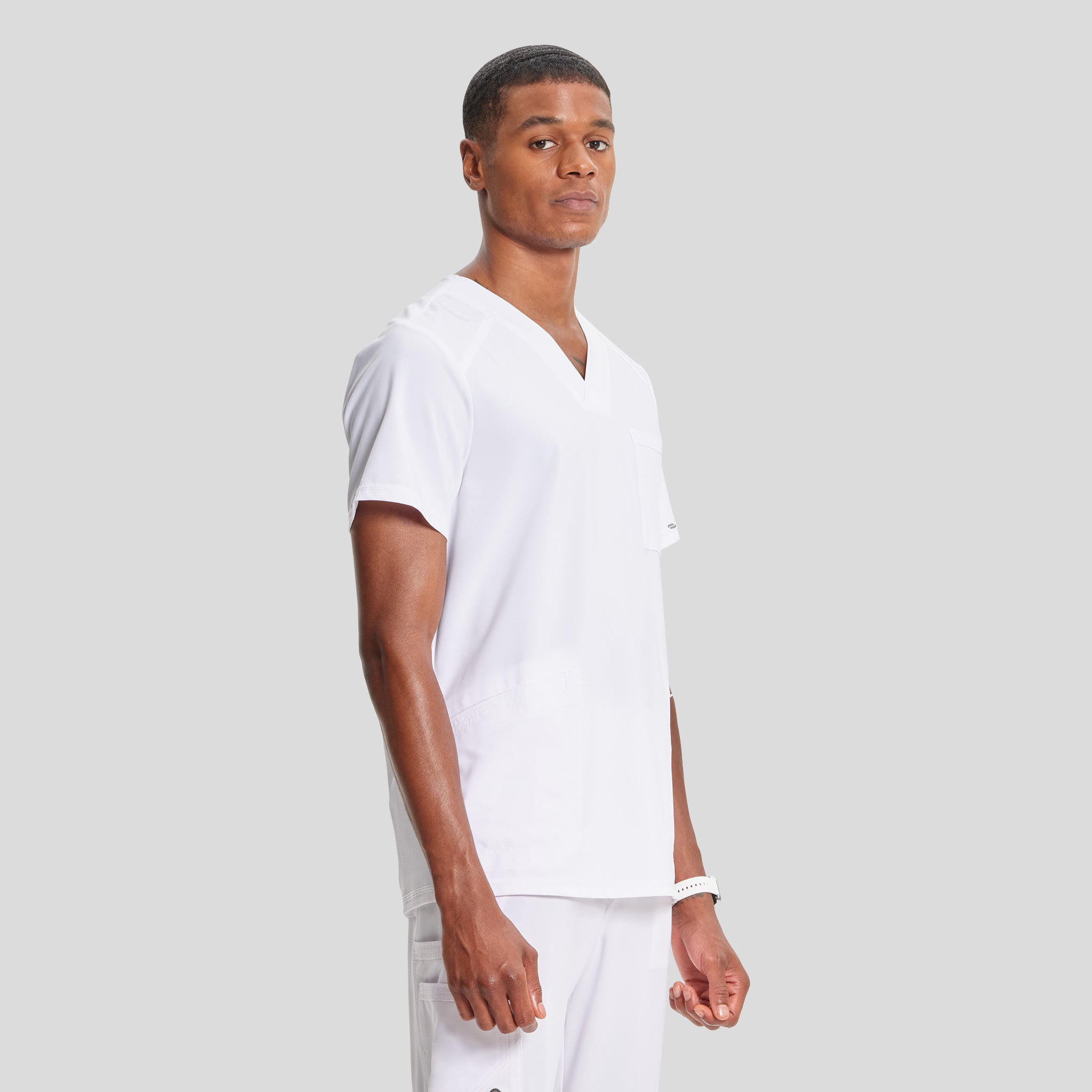 Men's V-Neck | White