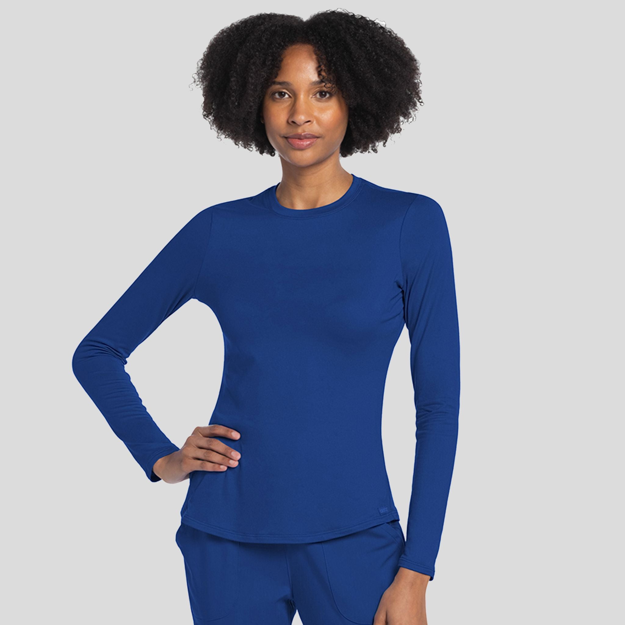 Long Sleeve Underscrub Knit Tee | Galaxy