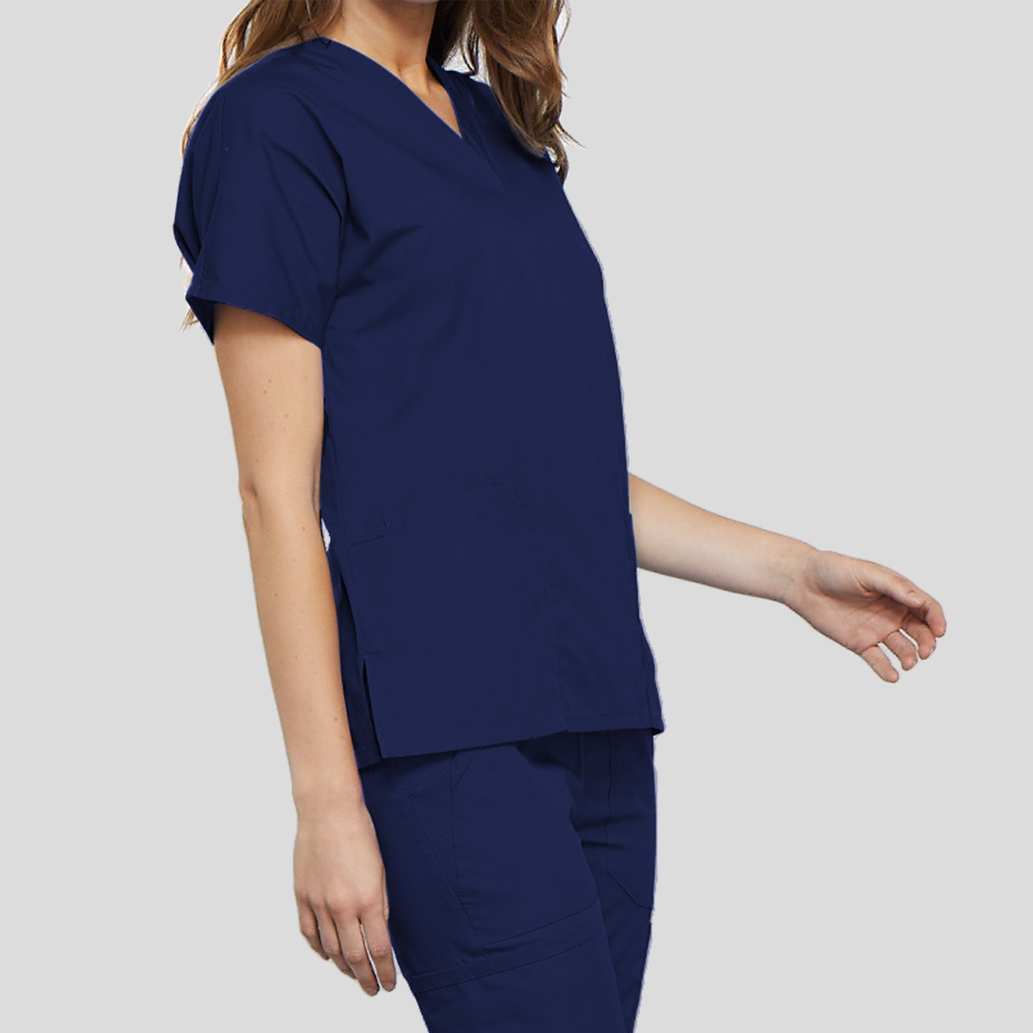 Women's V-Neck 2 Pocket | Navy