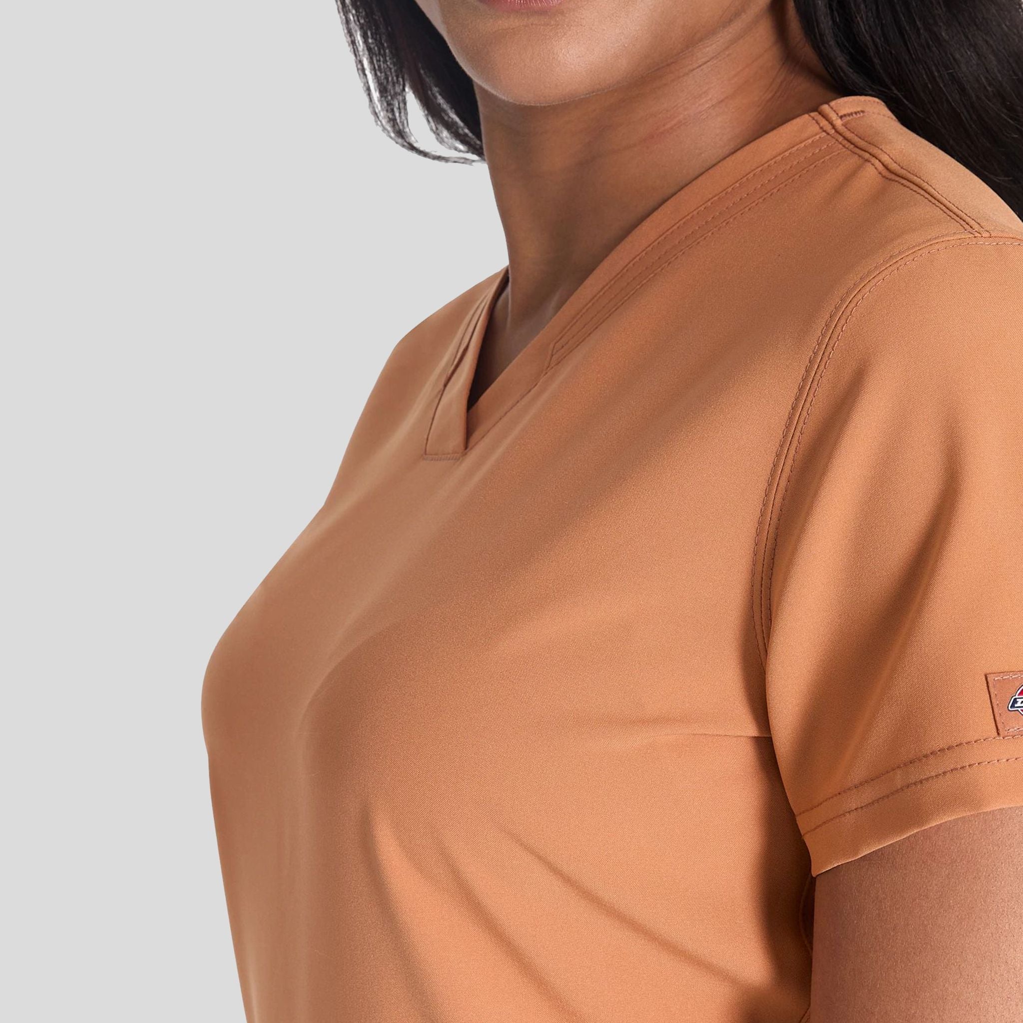 Women's V-Neck Scrub Top | Ginger Glow