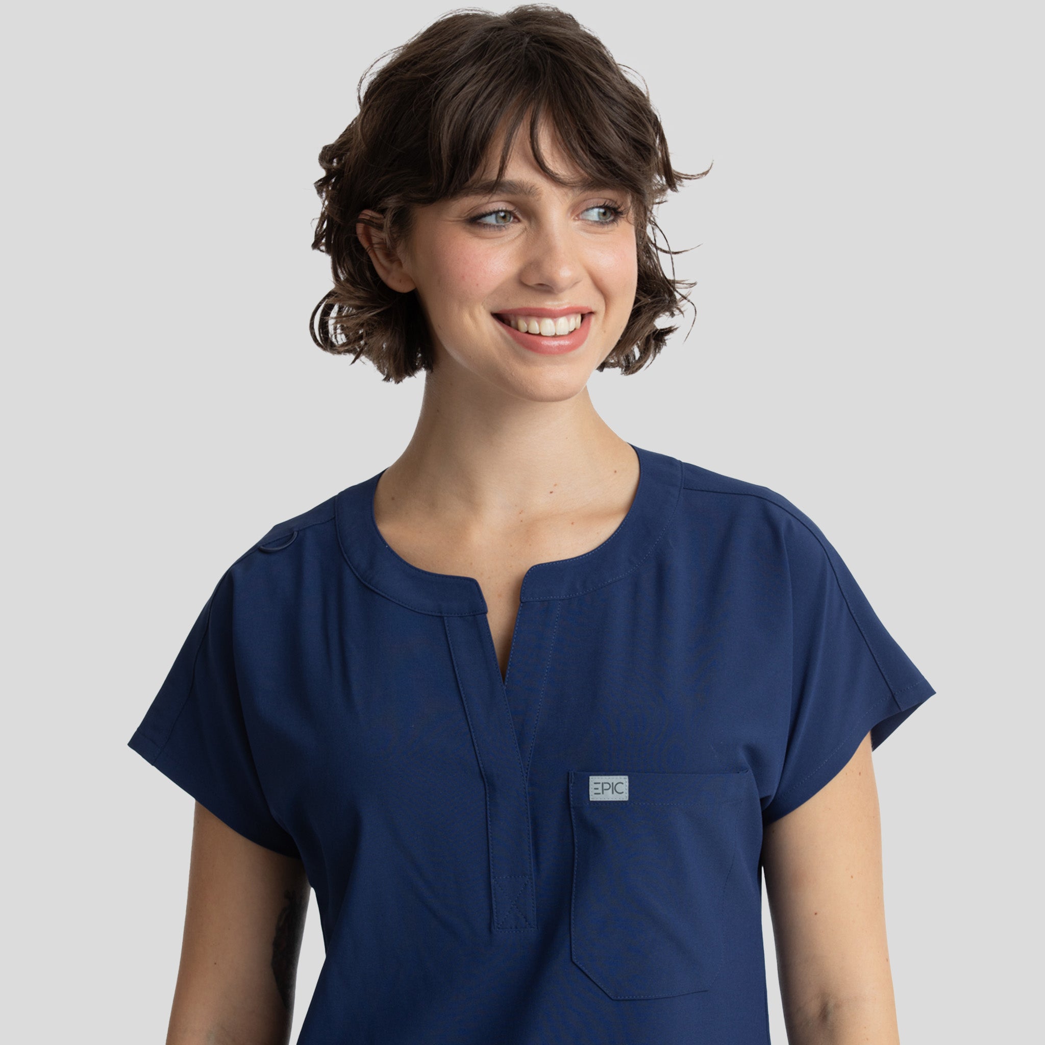 Womenβs Dolman 3 Pocket Top | Navy