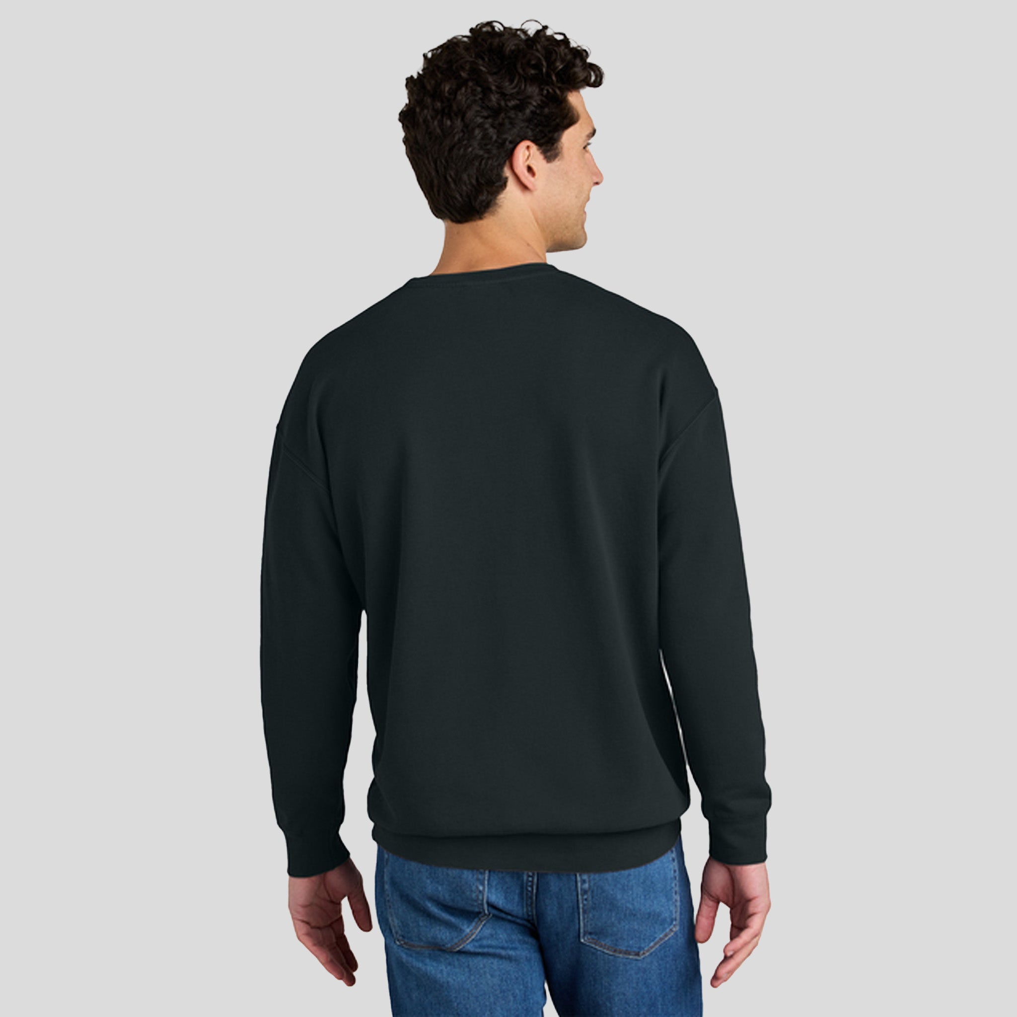 Lightweight Crewneck Sweatshirt | Black