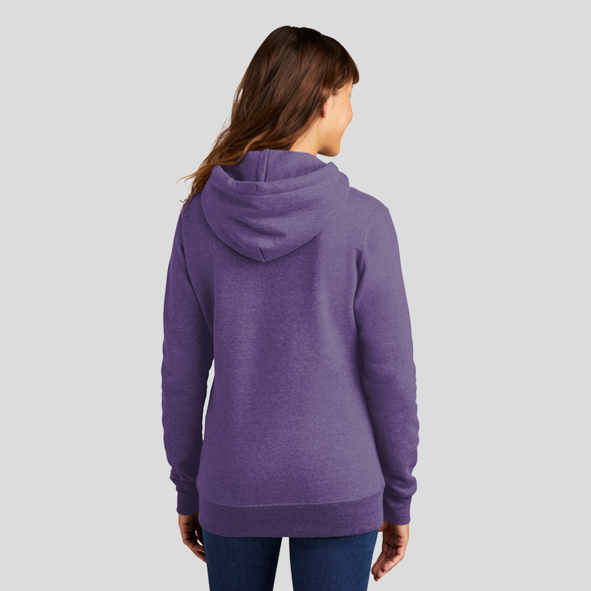 Women's Core Fleece Pullover Hooded Sweatshirt | Heather Purple