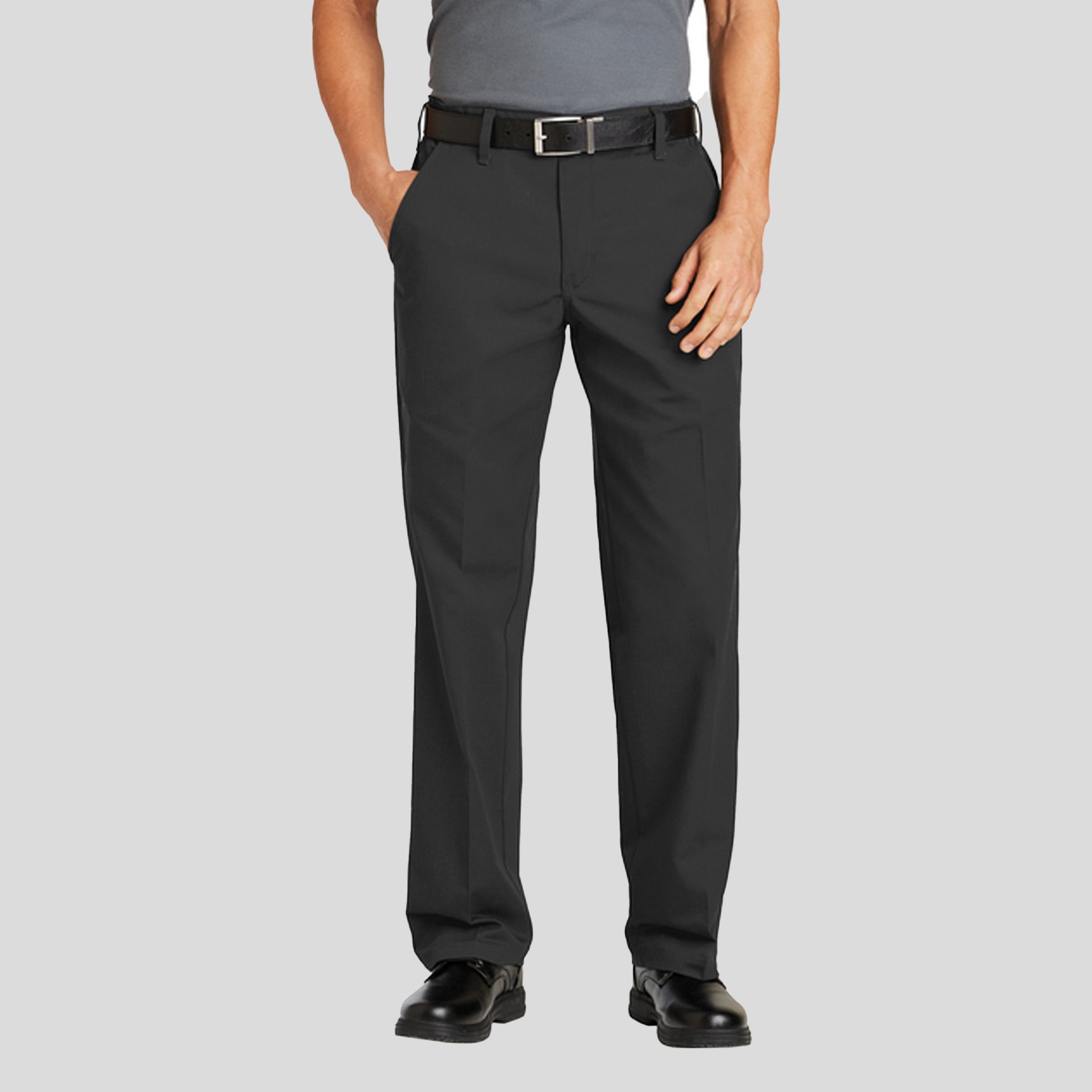 Men's Elastic Insert Work Pant | Charcoal