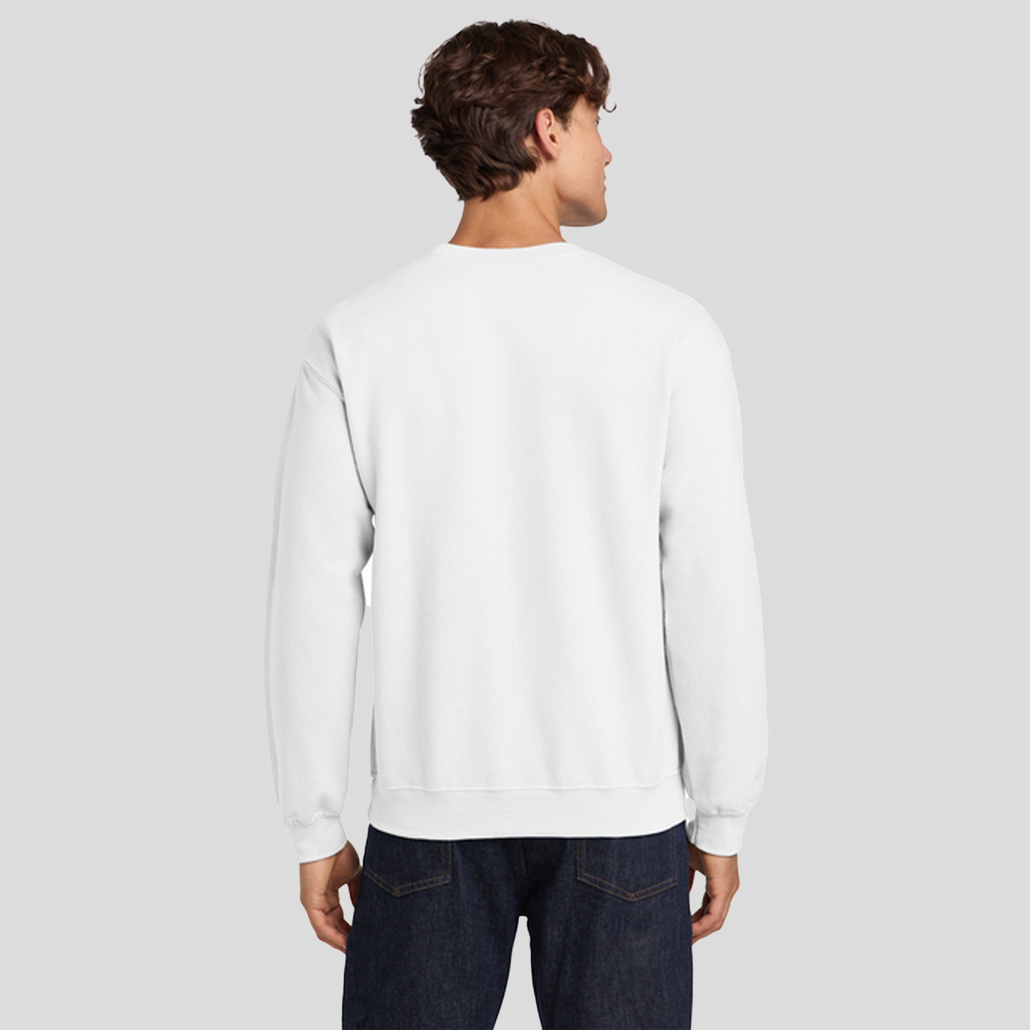 Heavy Blendβ’ Crewneck Sweatshirt | White