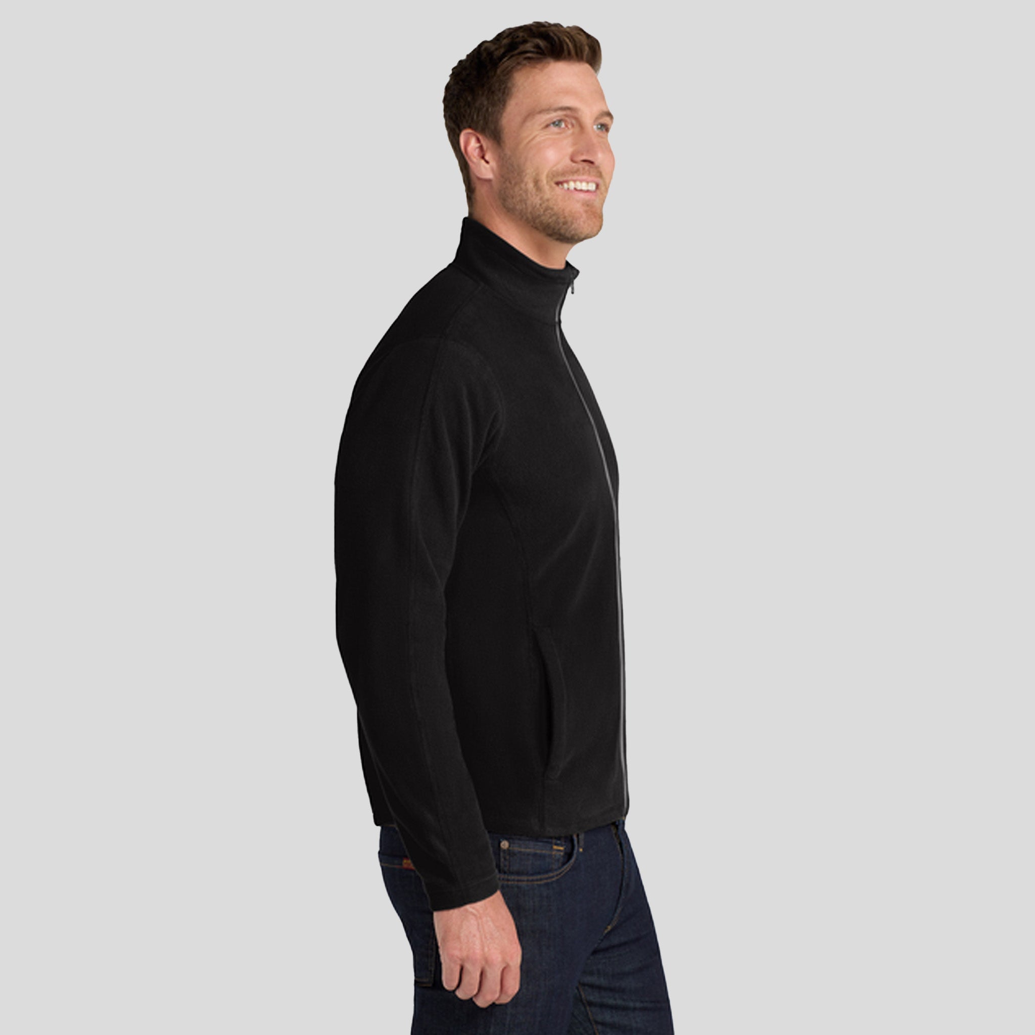Men's Microfleece Jacket | Black