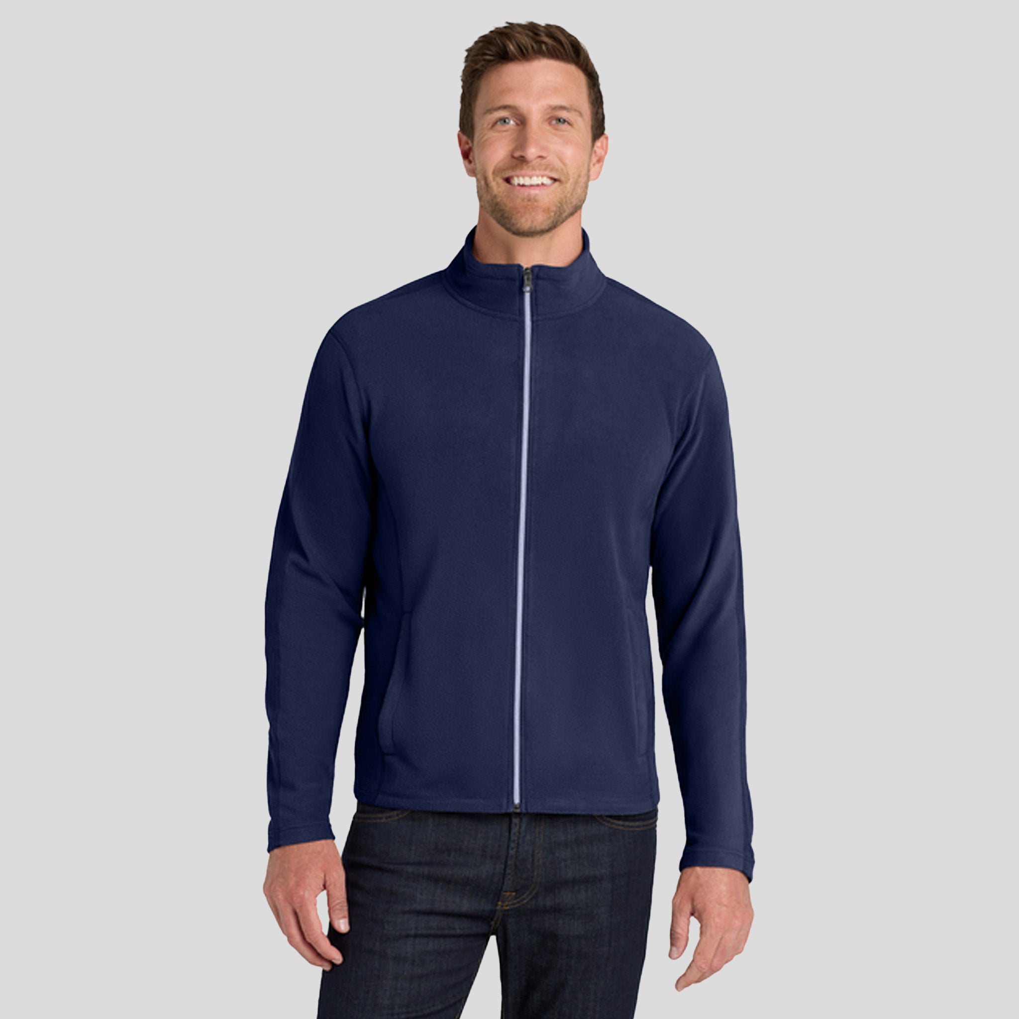 Men's Microfleece Jacket | Navy