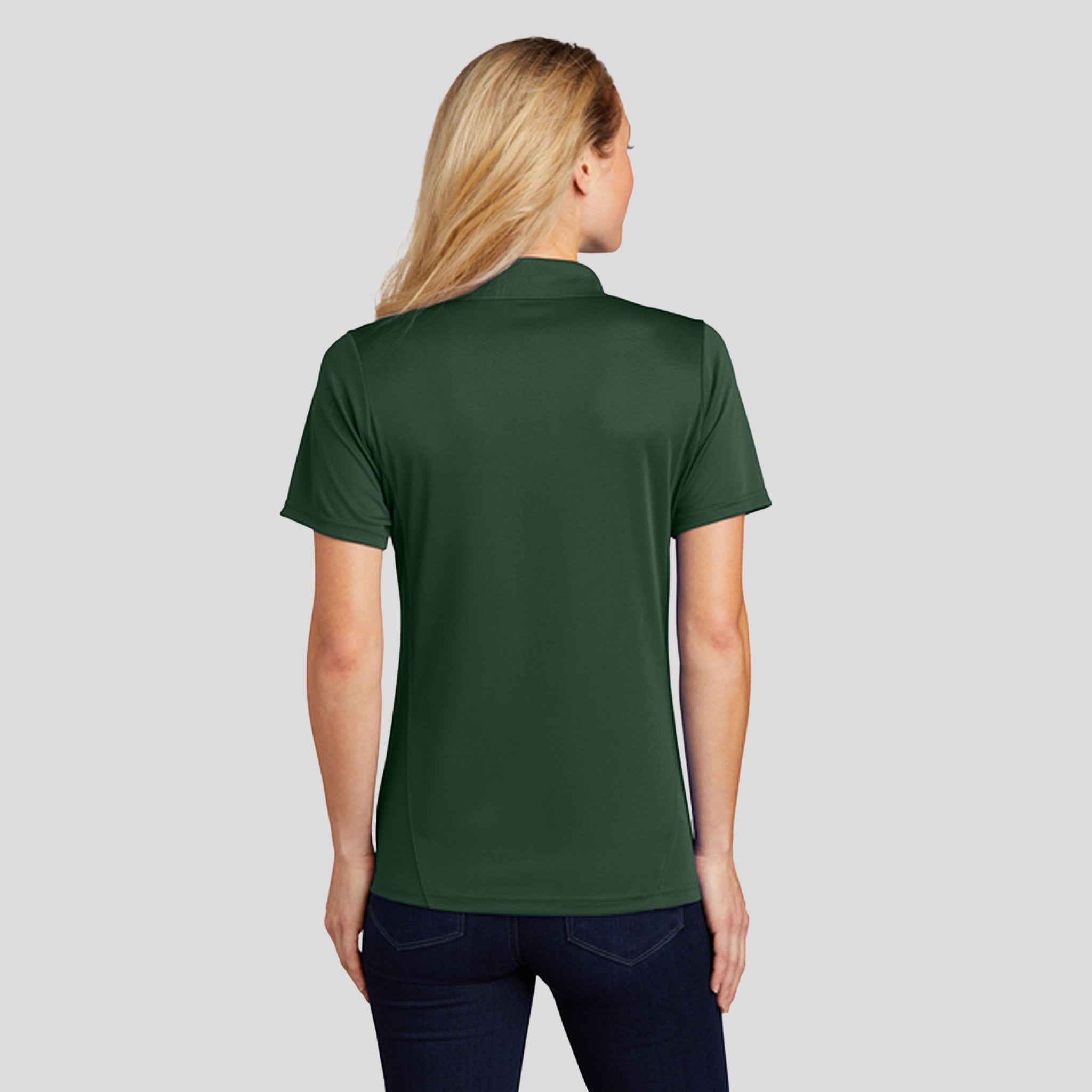 Women's Dry Zoneยฎ Raglan Accent Polo | Forest Green