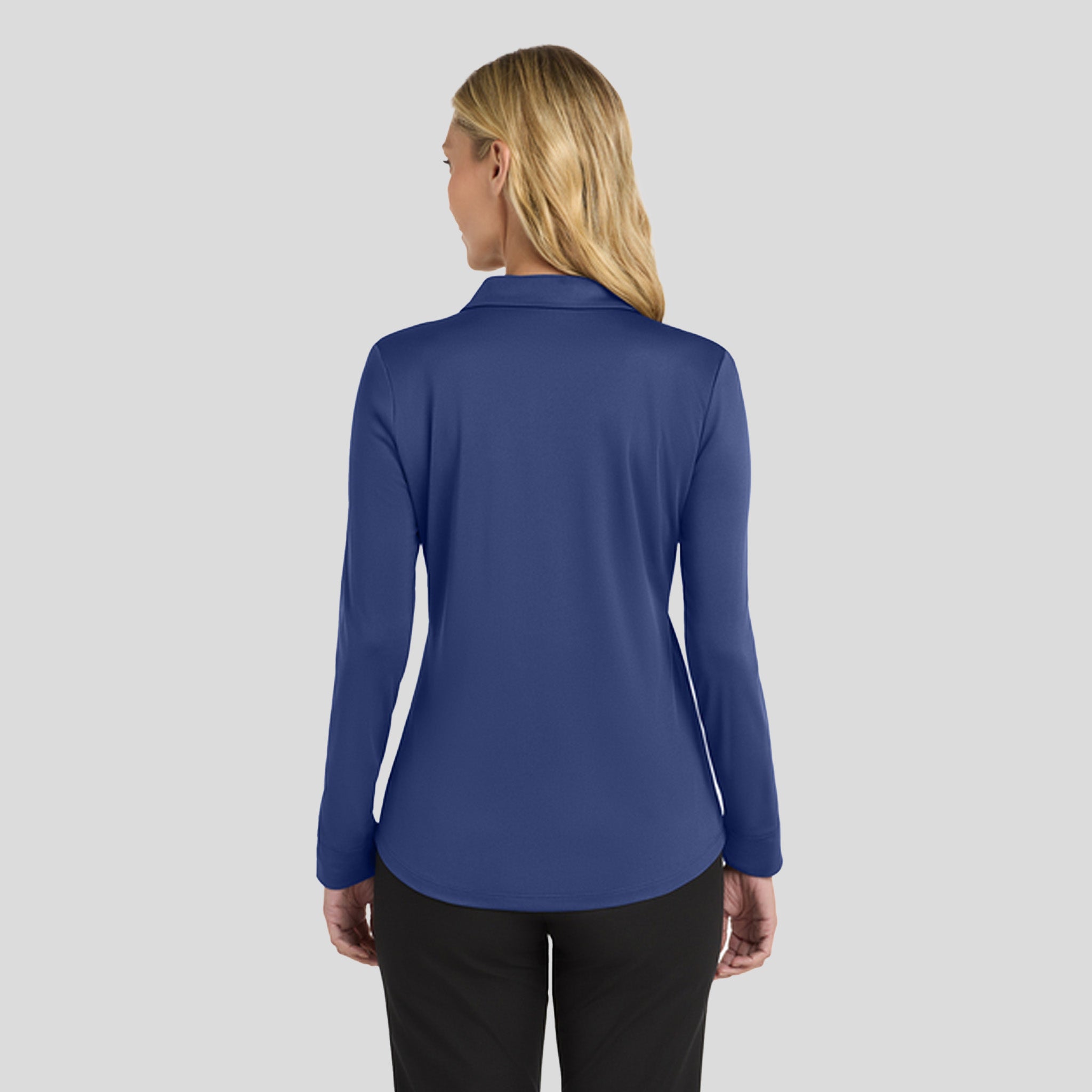 Women's Silk Touch™ Performance Long Sleeve Polo | Royal