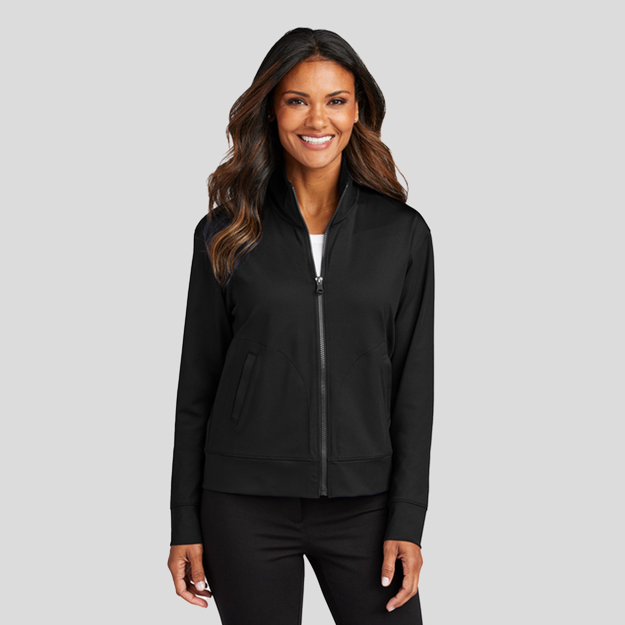 Women's C-FREE® Double Knit Full-Zip | Black