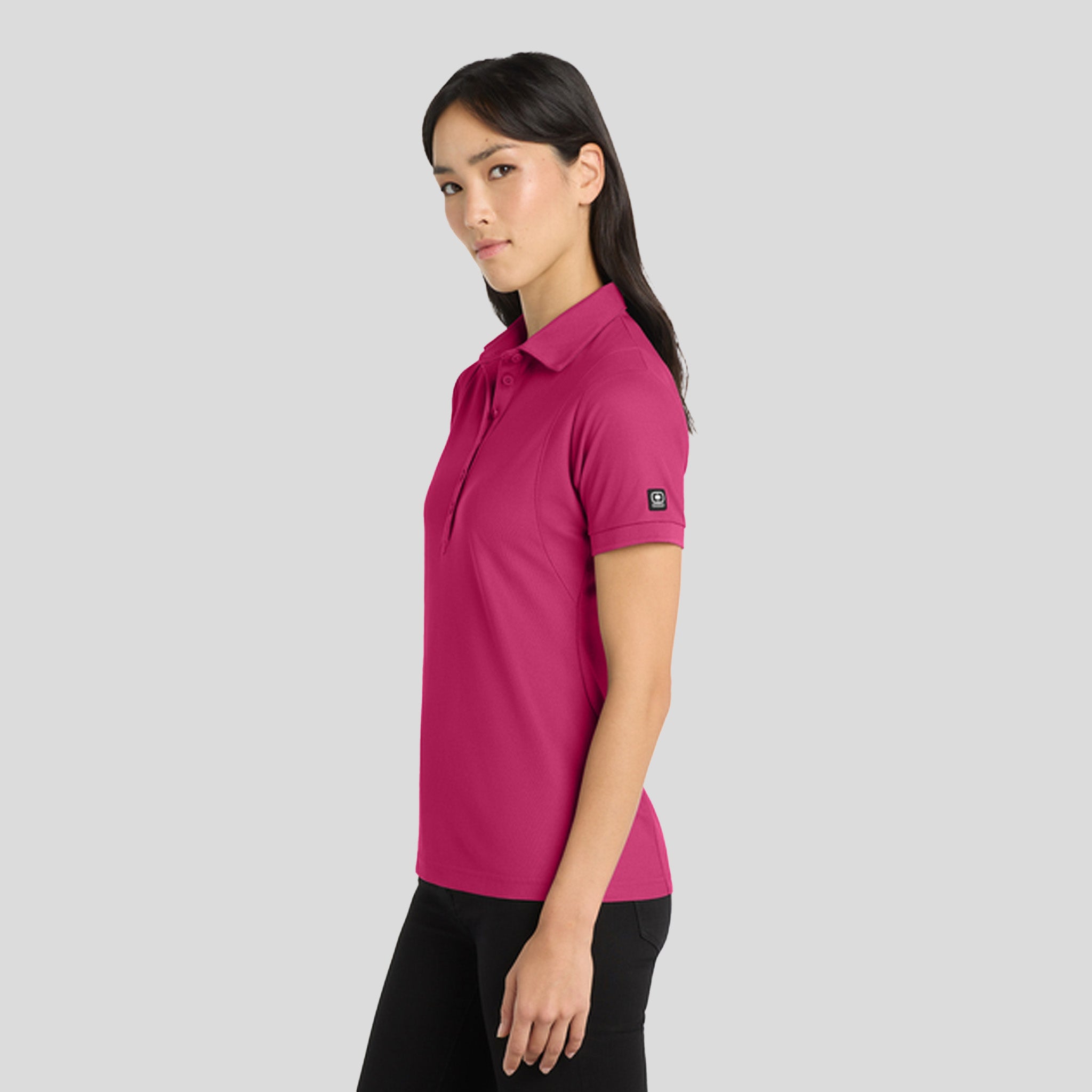 Jewel Polo | Pink Crush