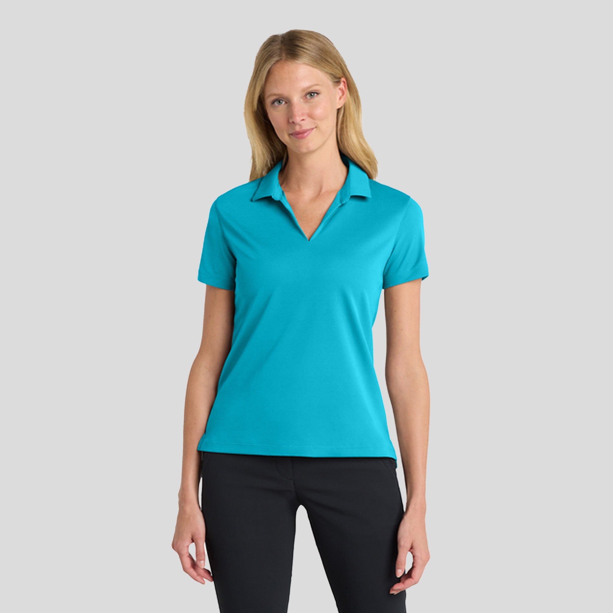 Women's Dri-FIT Micro Pique 2.0 Polo | Tidal Blue