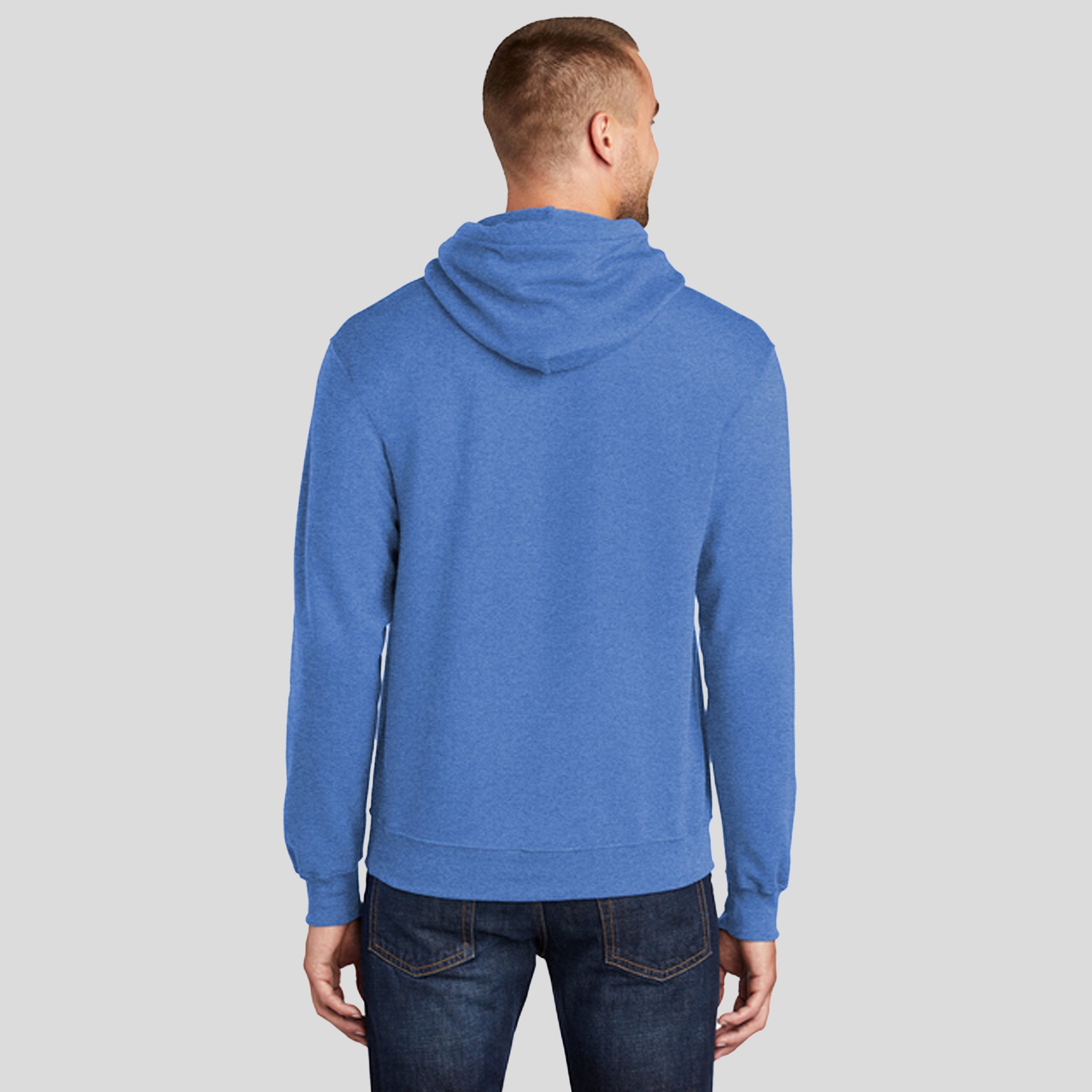 Core Fleece Pullover Hooded Sweatshirt | Heather Royal
