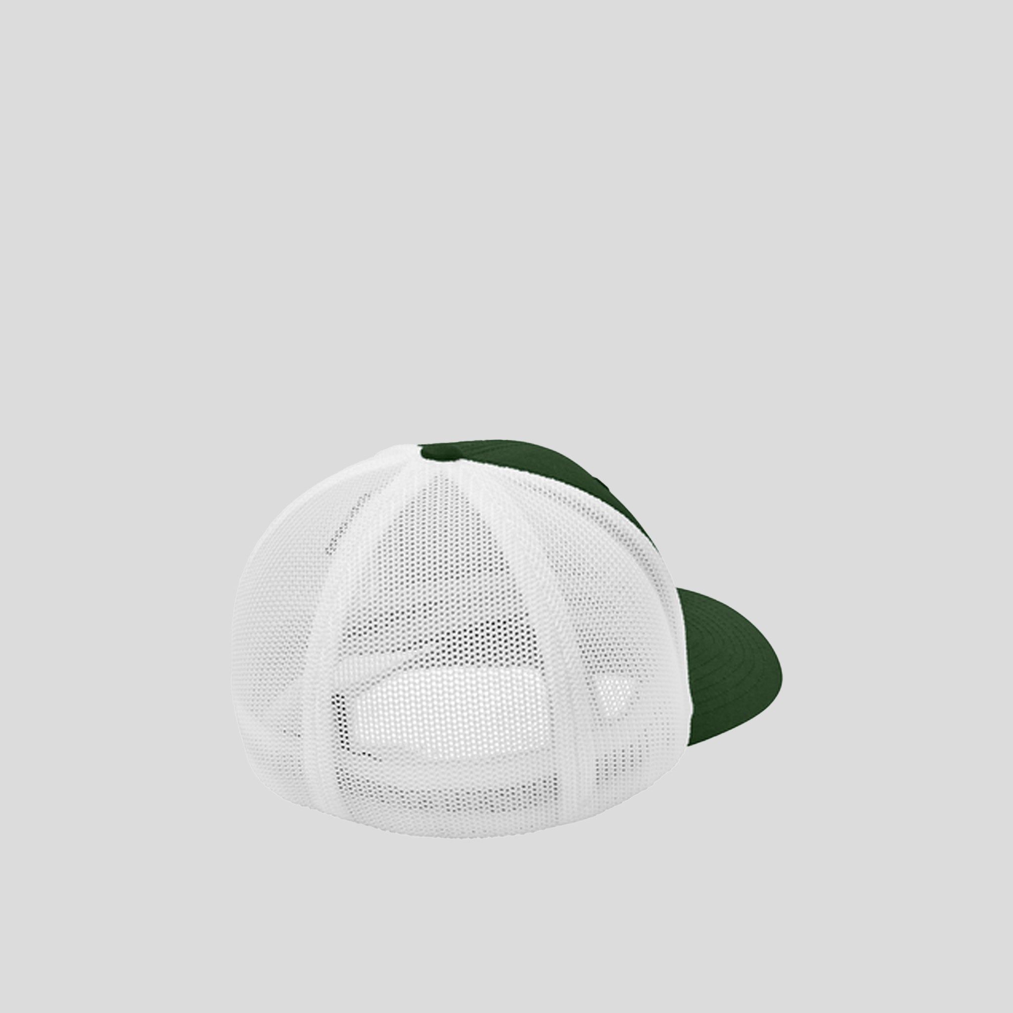 Flexfitยฎ Mesh Back Cap | Forest Green/White