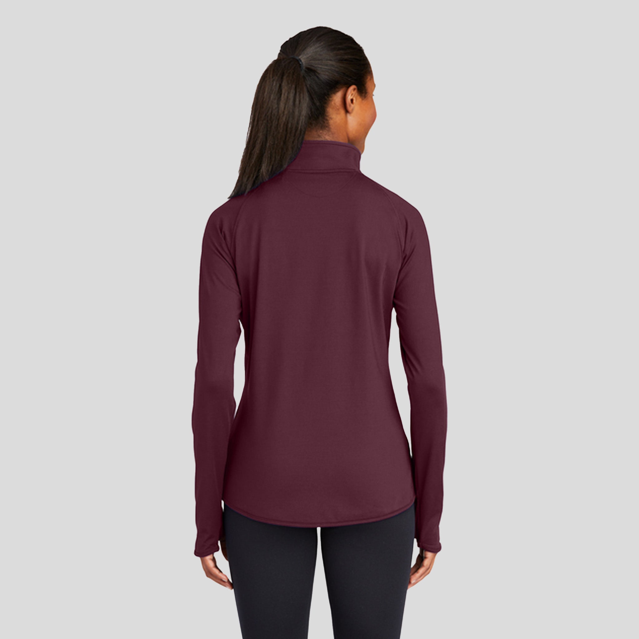 Women's Sport-Wickยฎ Stretch 1/4-Zip Pullover | Maroon