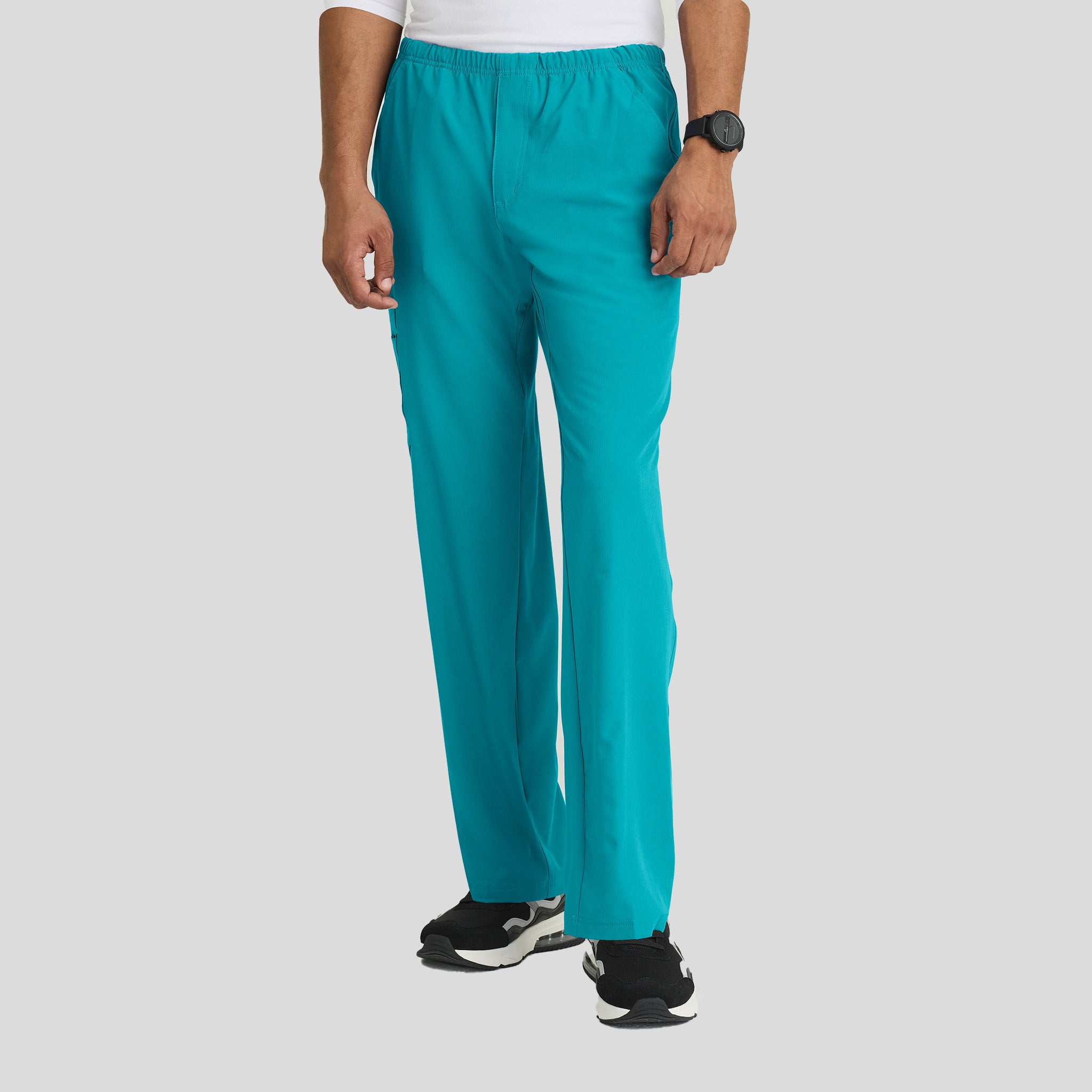 Men's Structure 4-Pockets Zip-Fly Scrub Pant | Teal