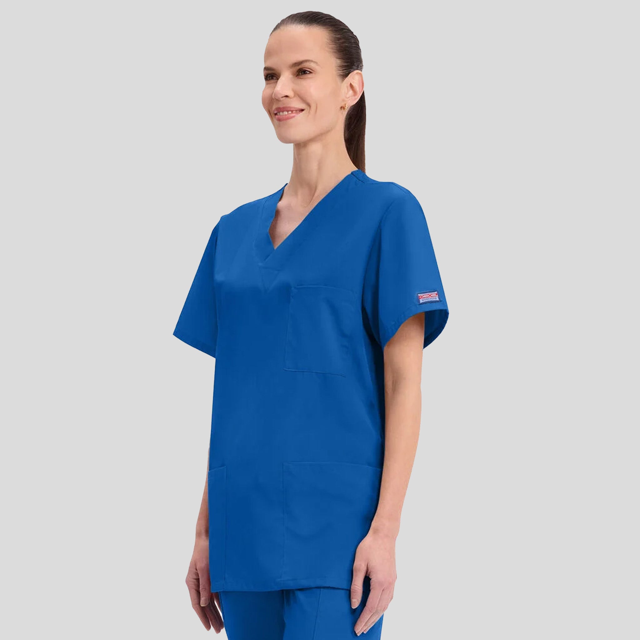 Unisex V-Neck 3 Pocket | Royal