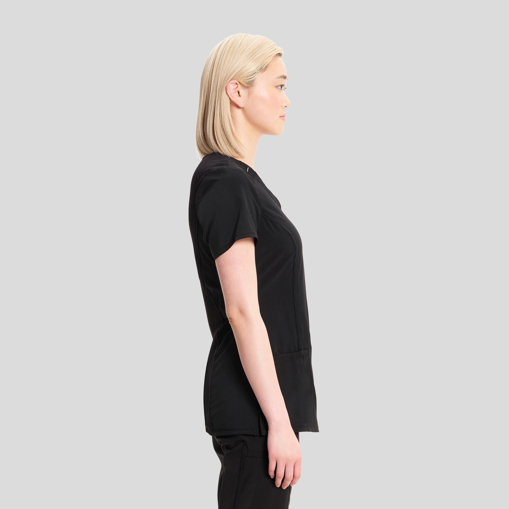 Women's Round Neck Top | Black