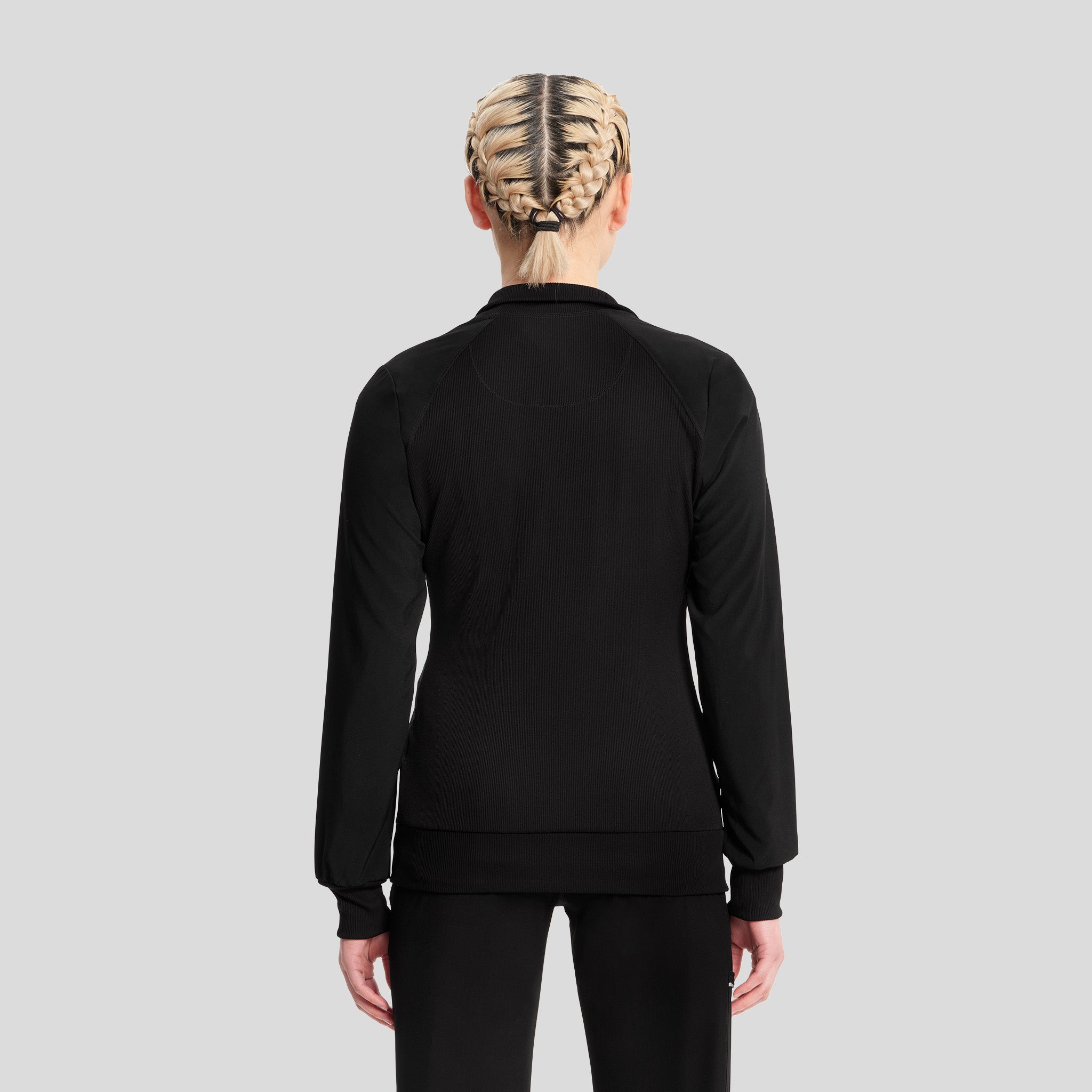 Women's Zip Front Warm-Up | Black