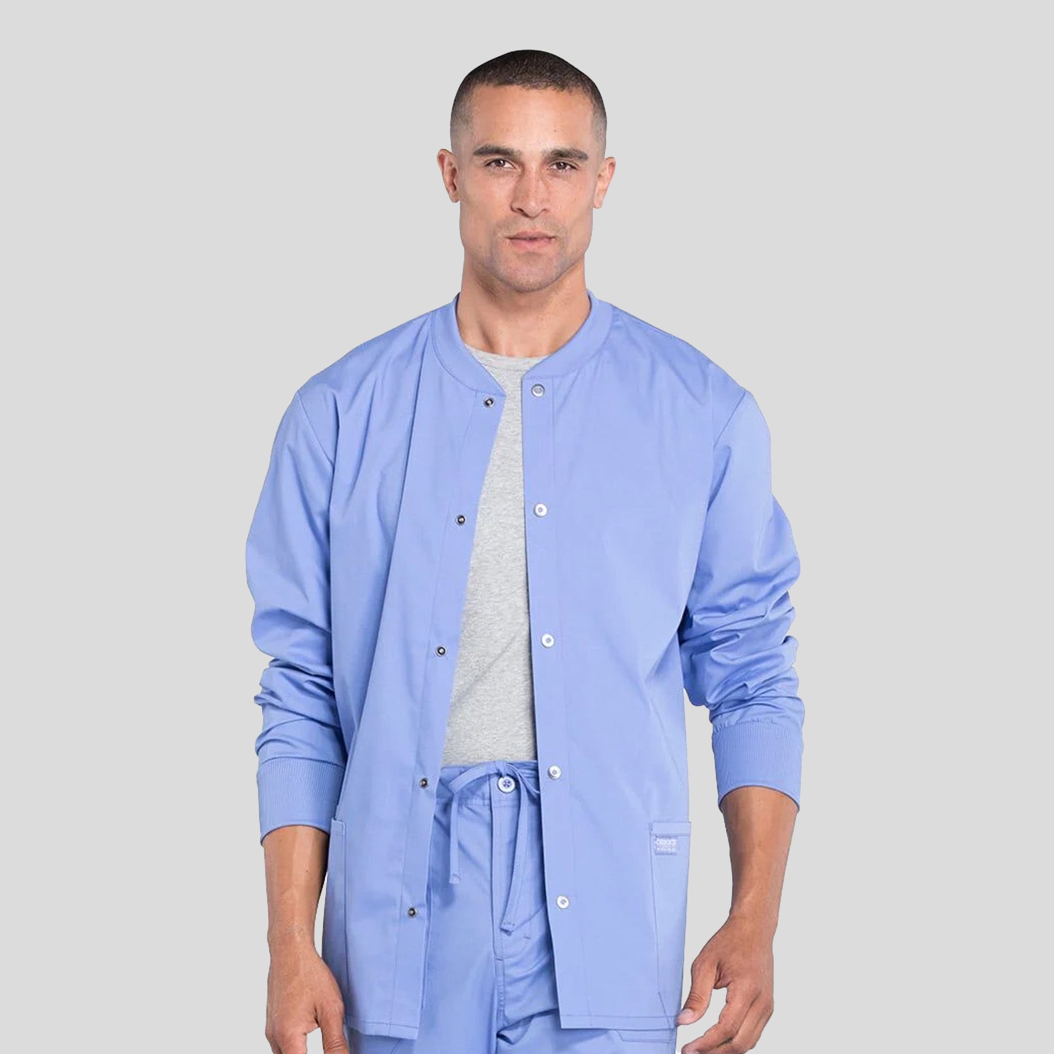 Men's Snap Front Warm-Up Jacket | Ciel