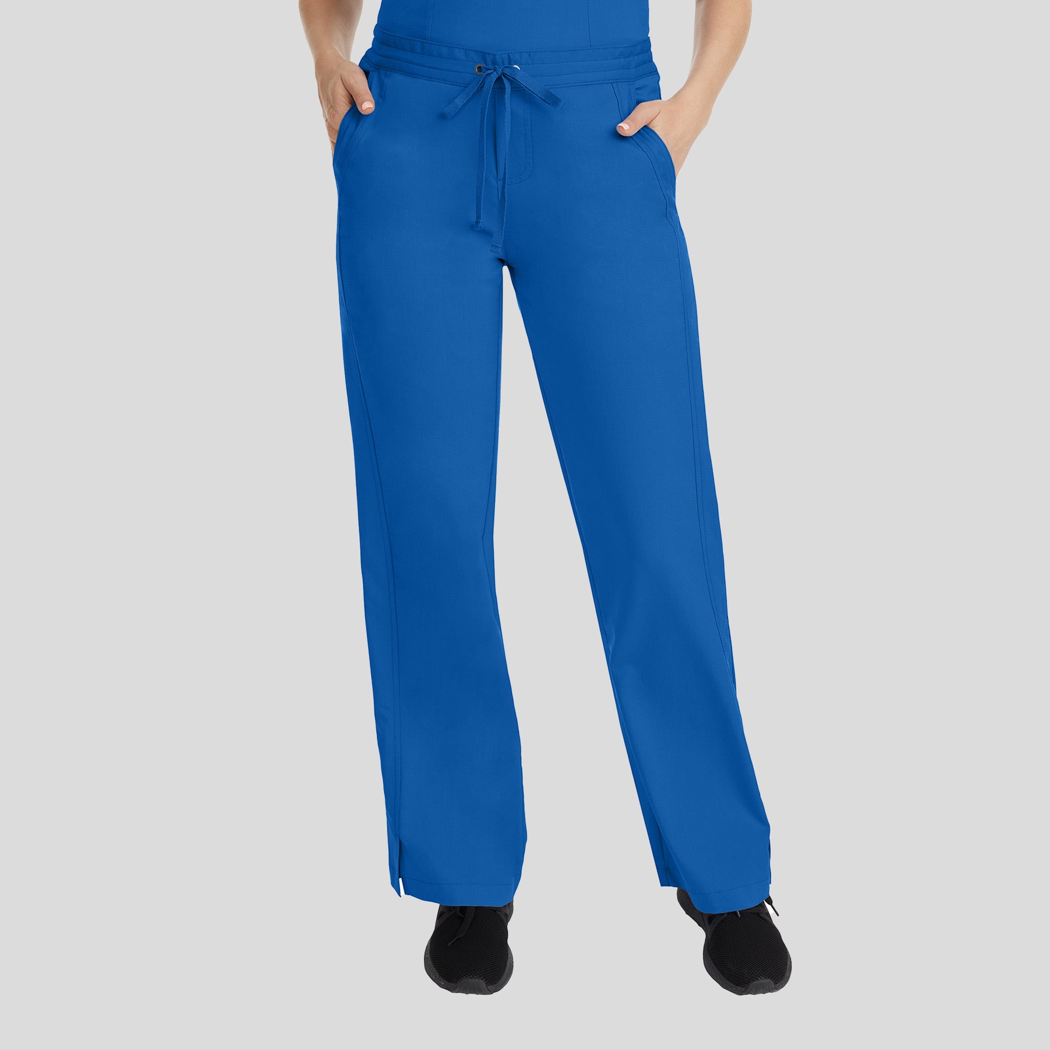 Taylor Elastic Waist Drawstring Scrub Pant | Royal