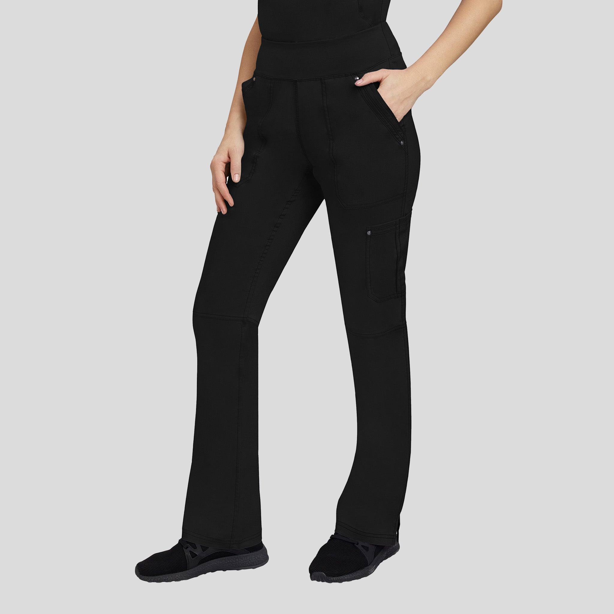 Tori Yoga Scrub Pant | Black
