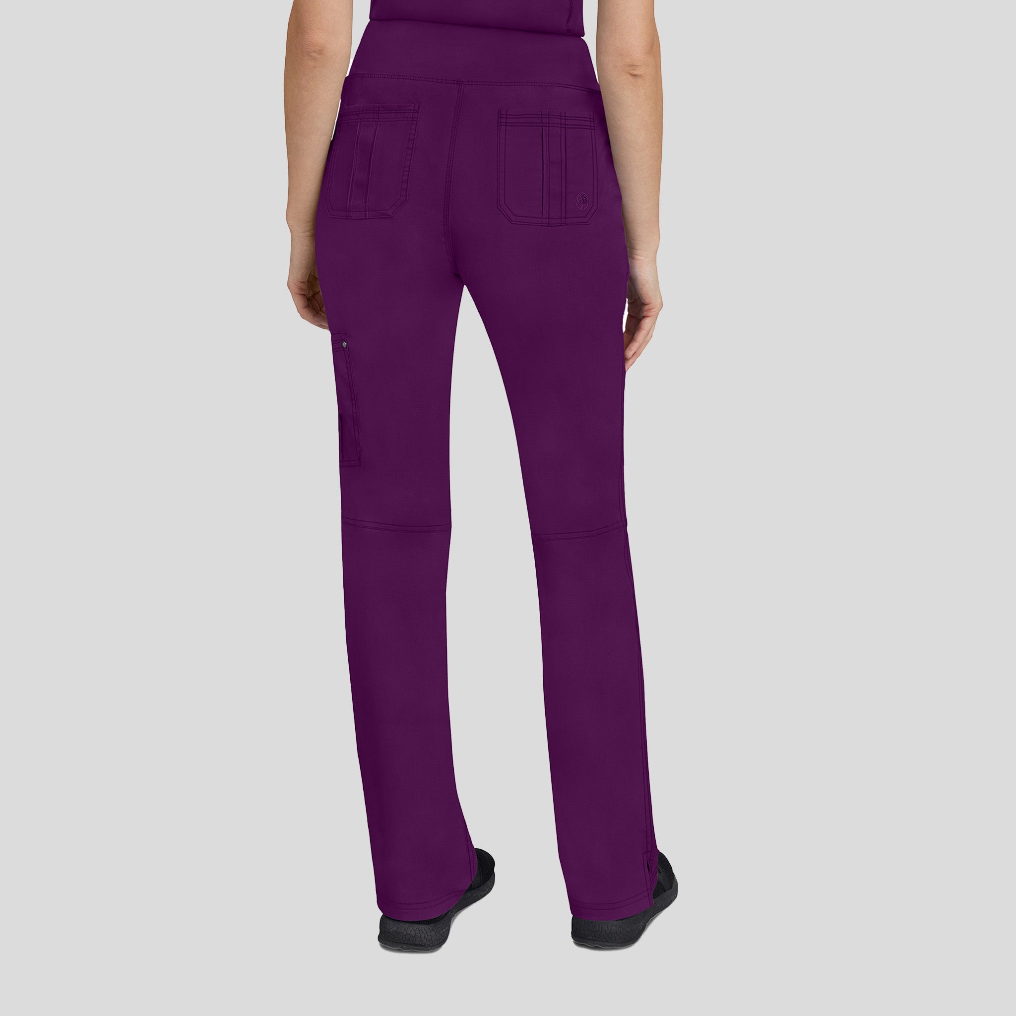 Tori Yoga Scrub Pant | Eggplant