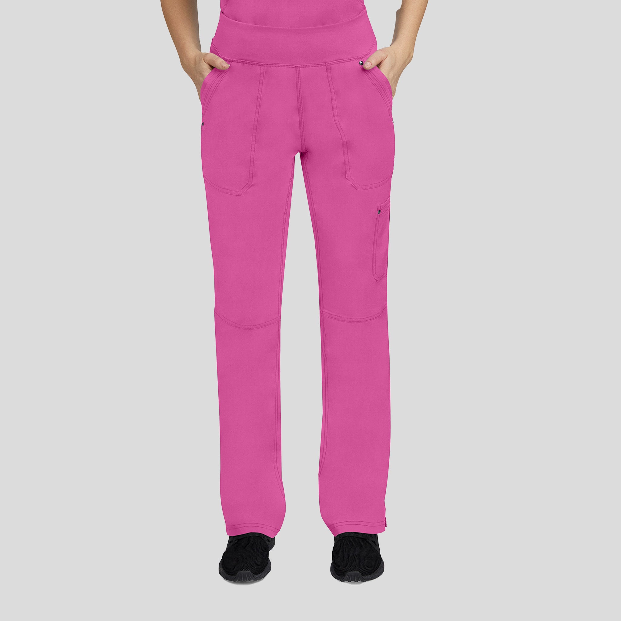 Tori Yoga Scrub Pant | Shocking Pink