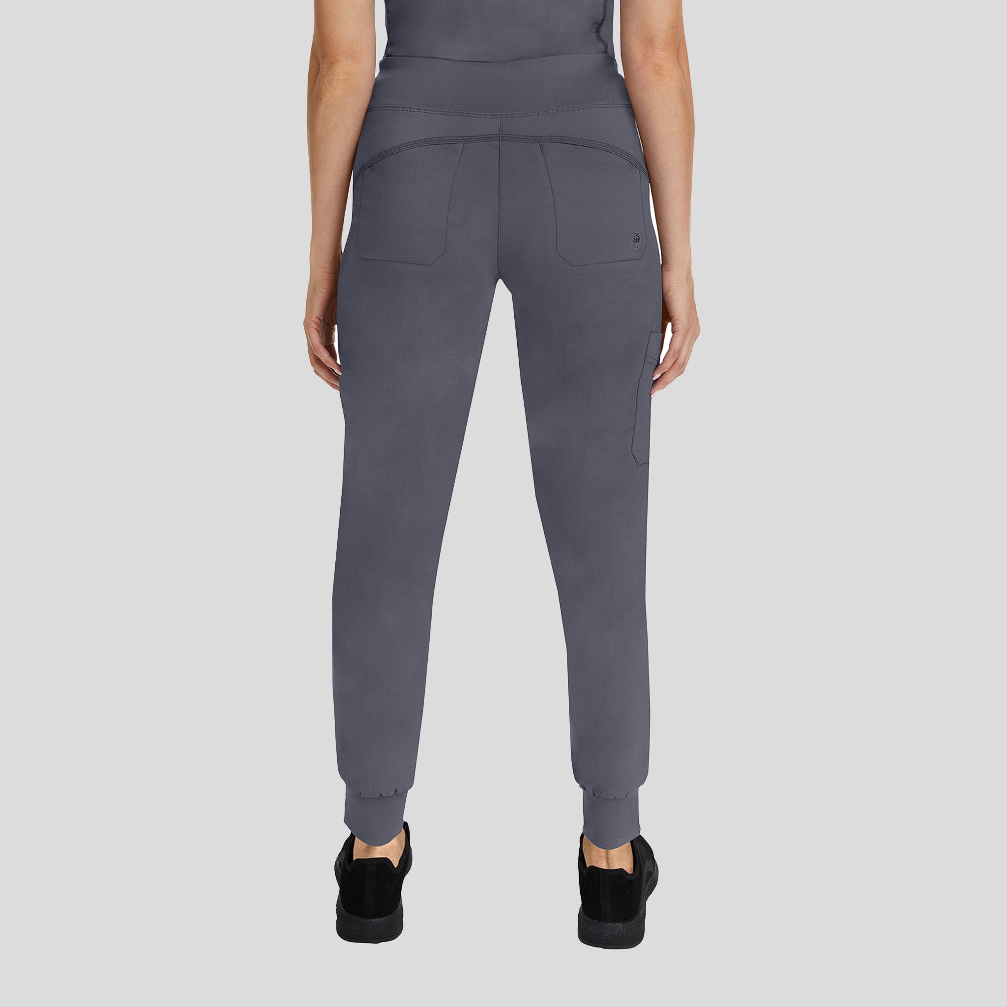 Tara Yoga Jogger Scrub Pant | Pewter