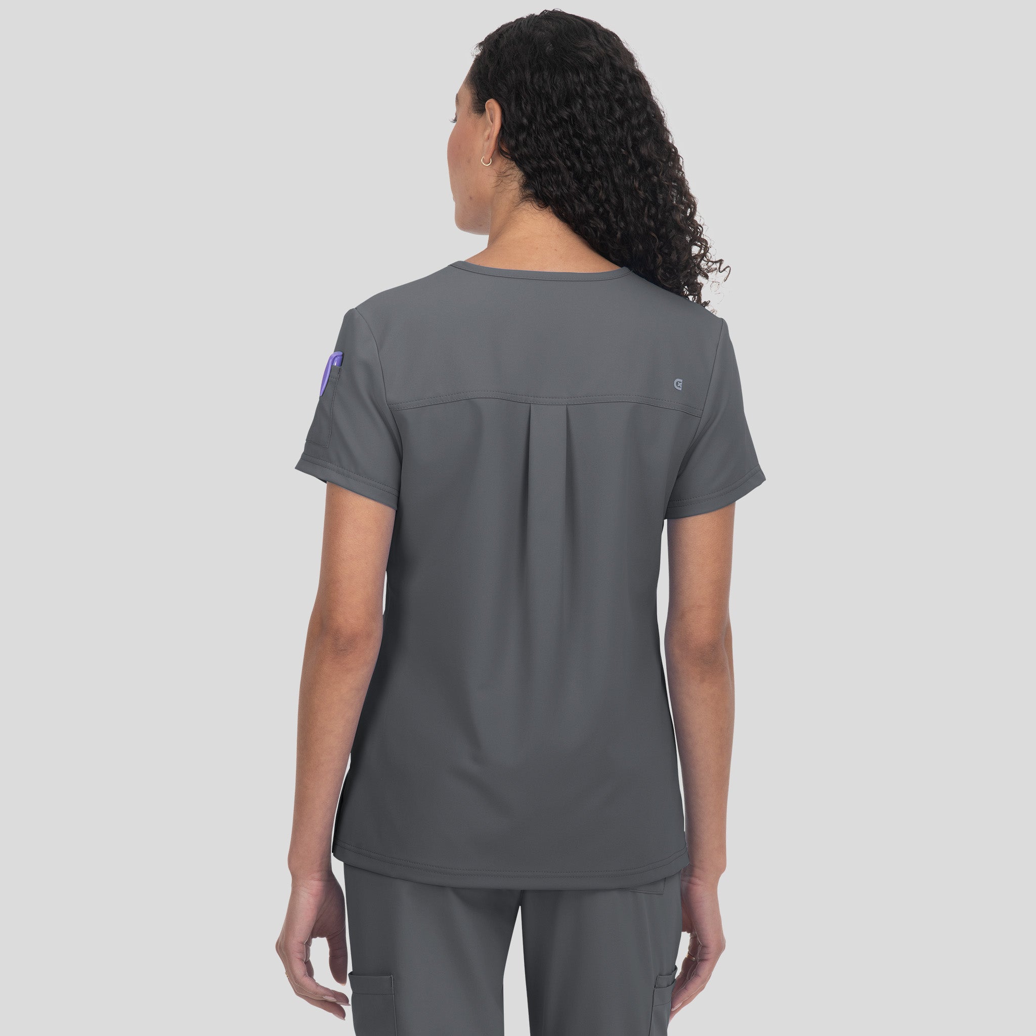 Cardi Top | Pewter