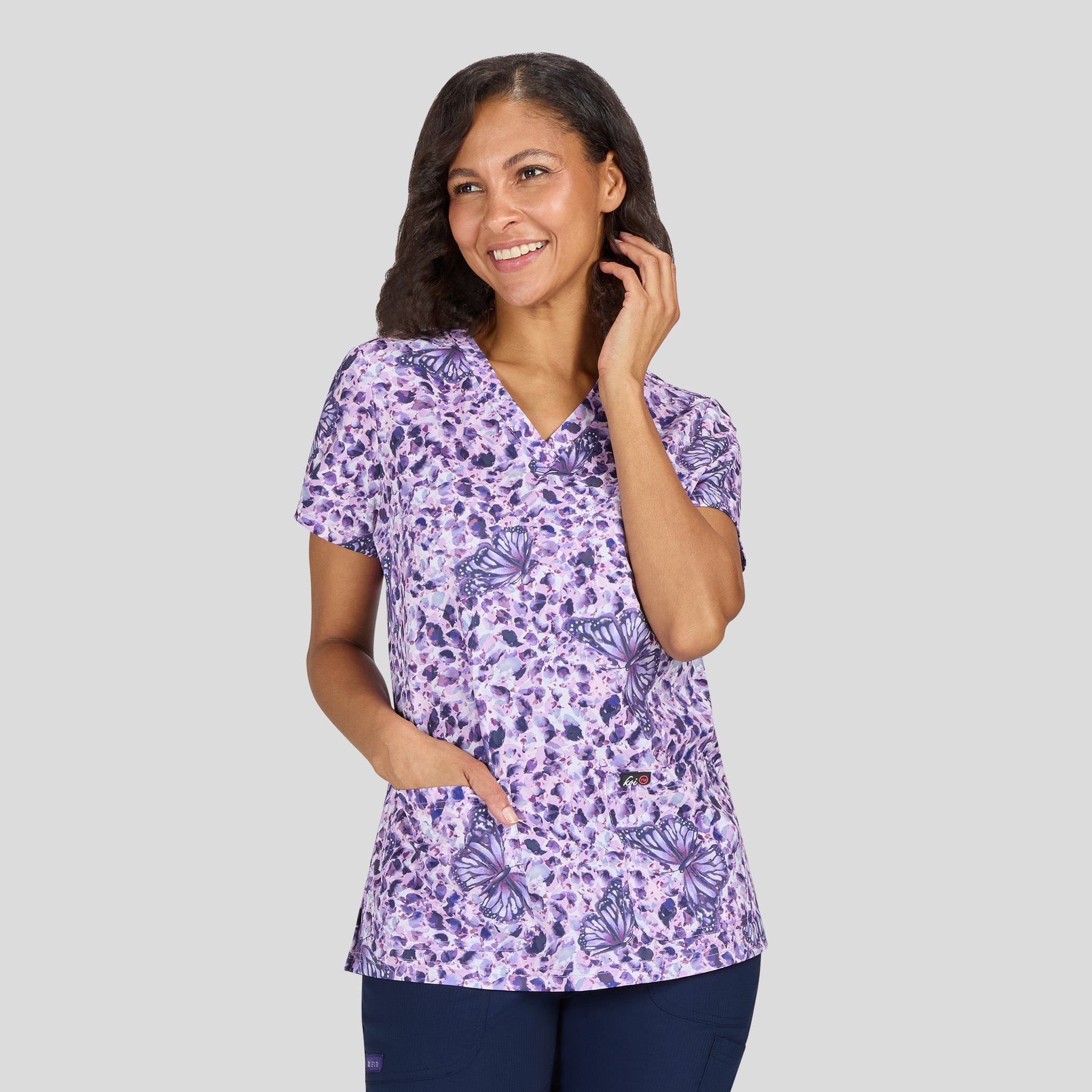 Velora Top | Butterflight French Lavender