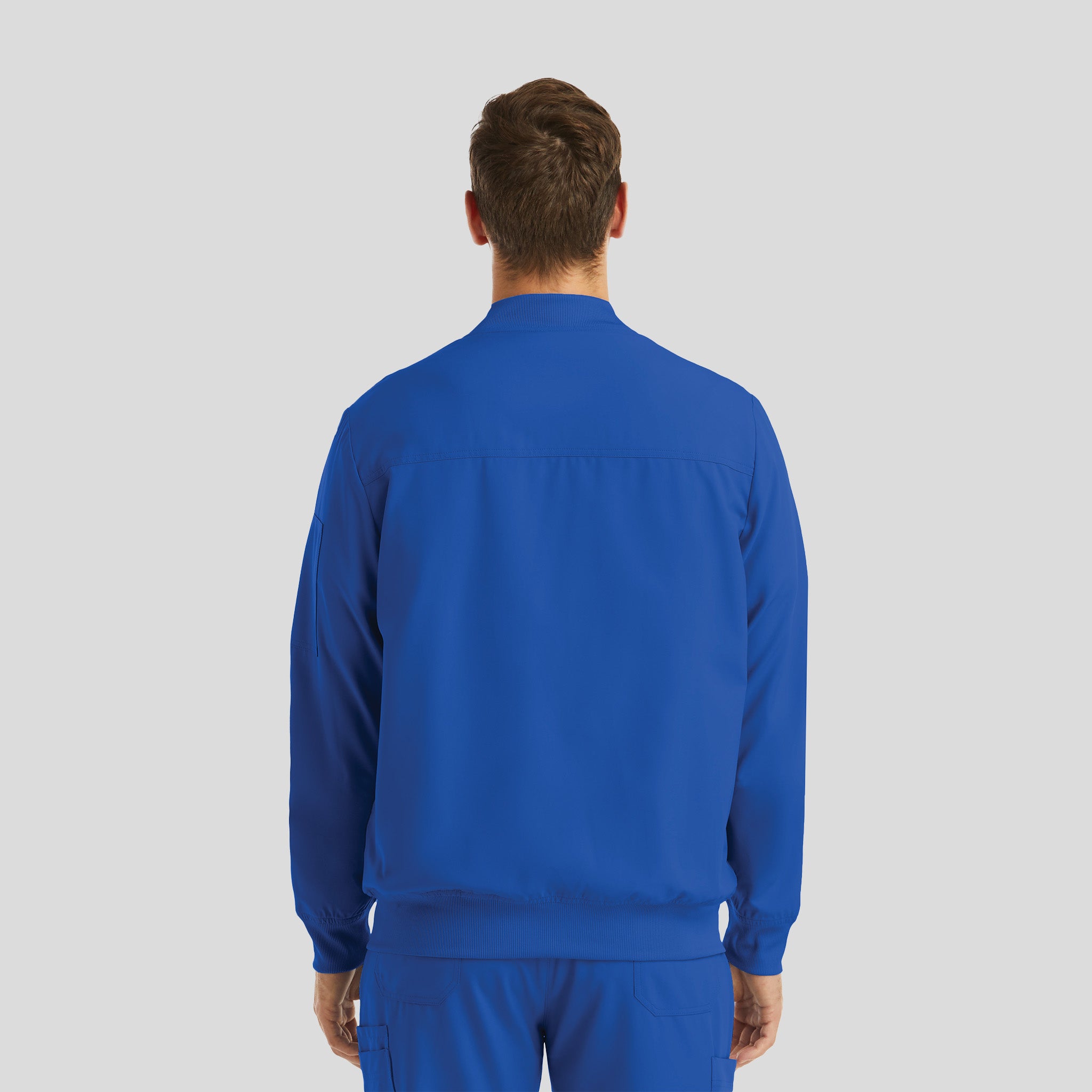 Men’s Full Zip Bomber Jacket | Royal
