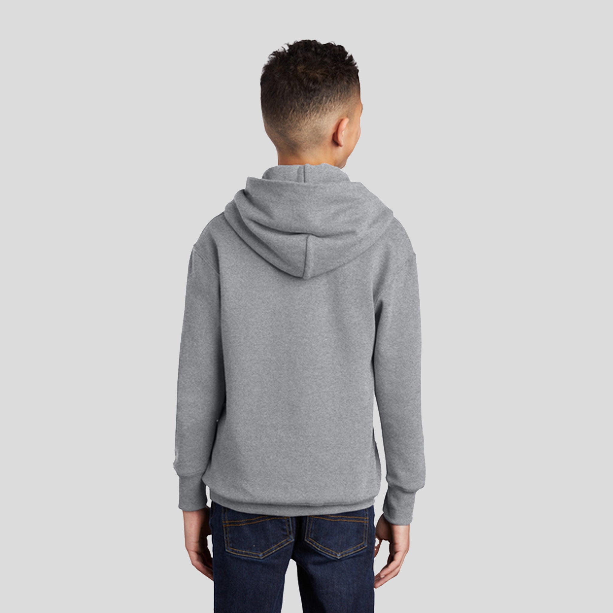 Youth Core Fleece Pullover Hooded Sweatshirt | Athletic Heather