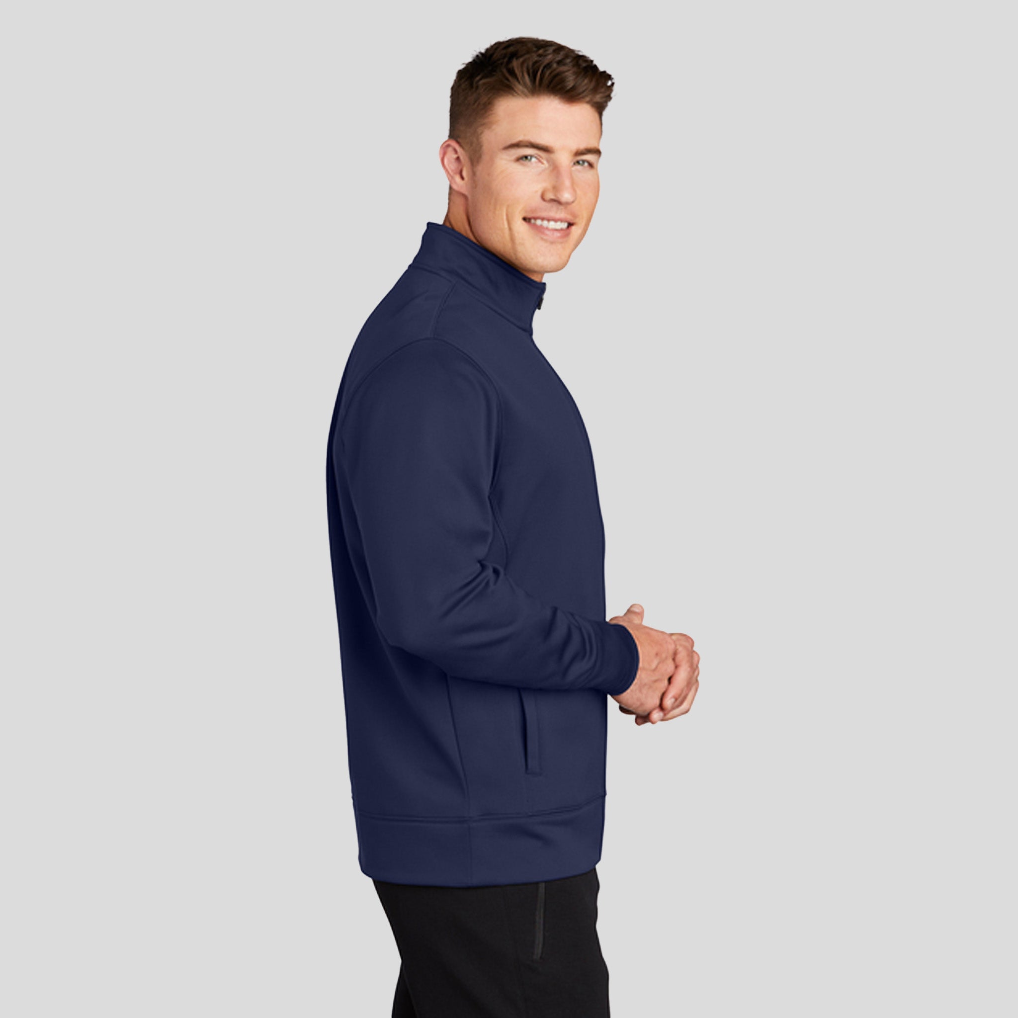 Sport-Wick® Fleece Full-Zip Jacket | Navy