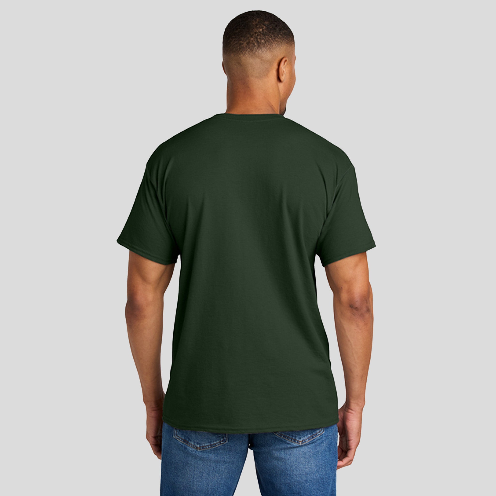 Gildan® DryBlend® 50 Cotton/50 Poly T-Shirt | Forest Green