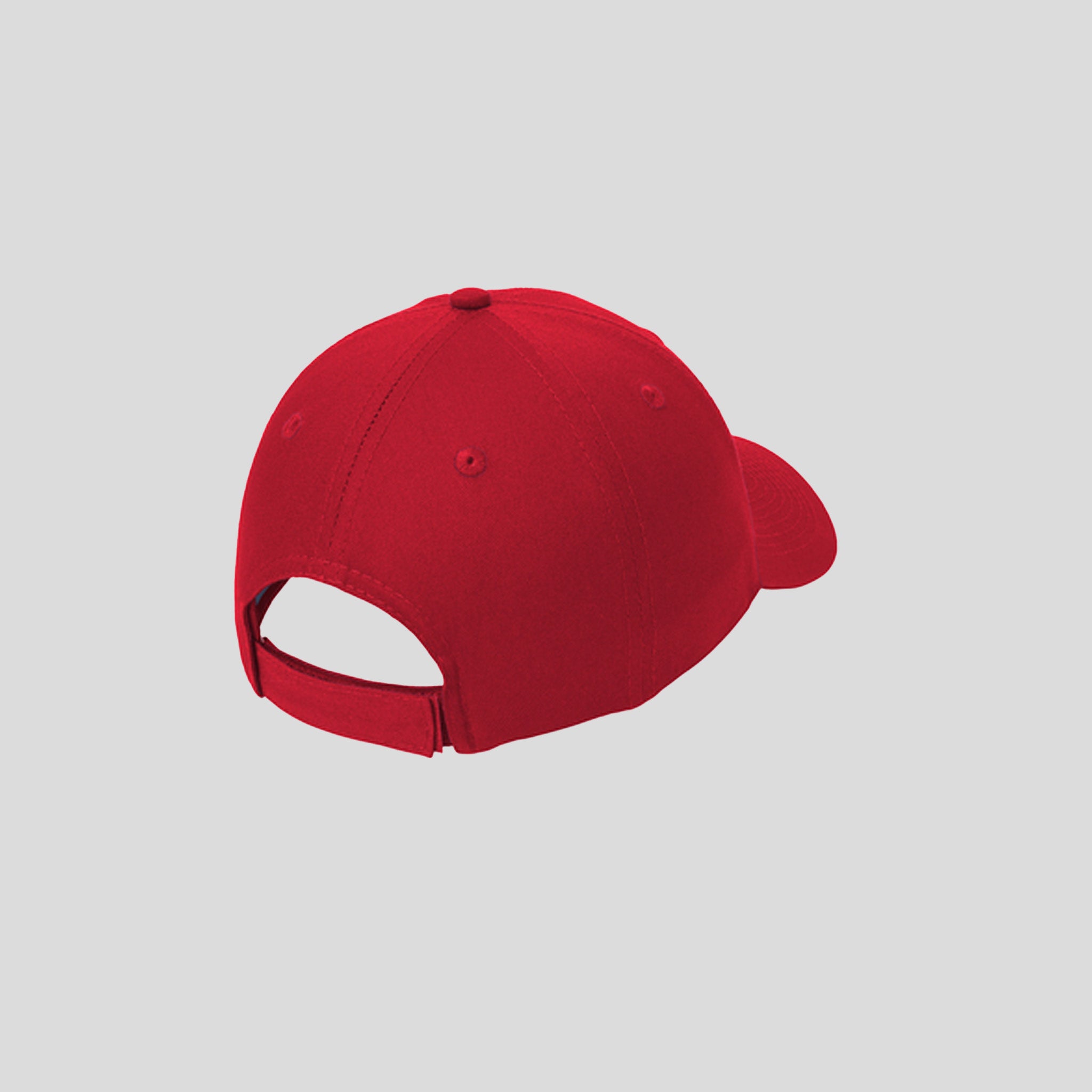 Six-Panel Twill Cap | Red