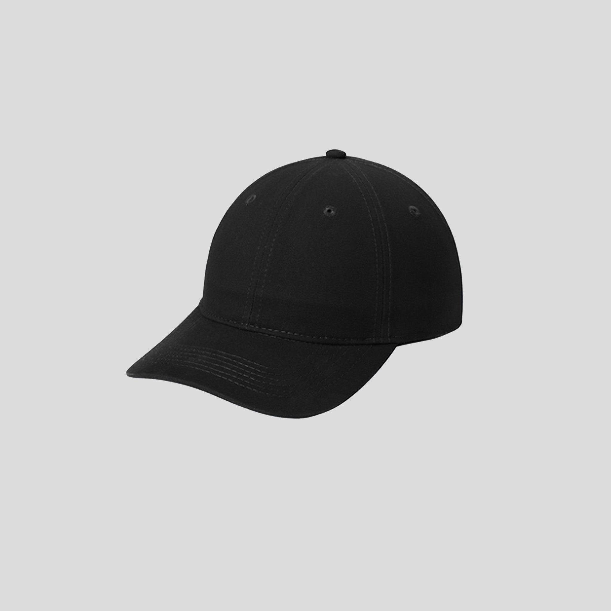 Brushed Twill Low Profile Cap | Black