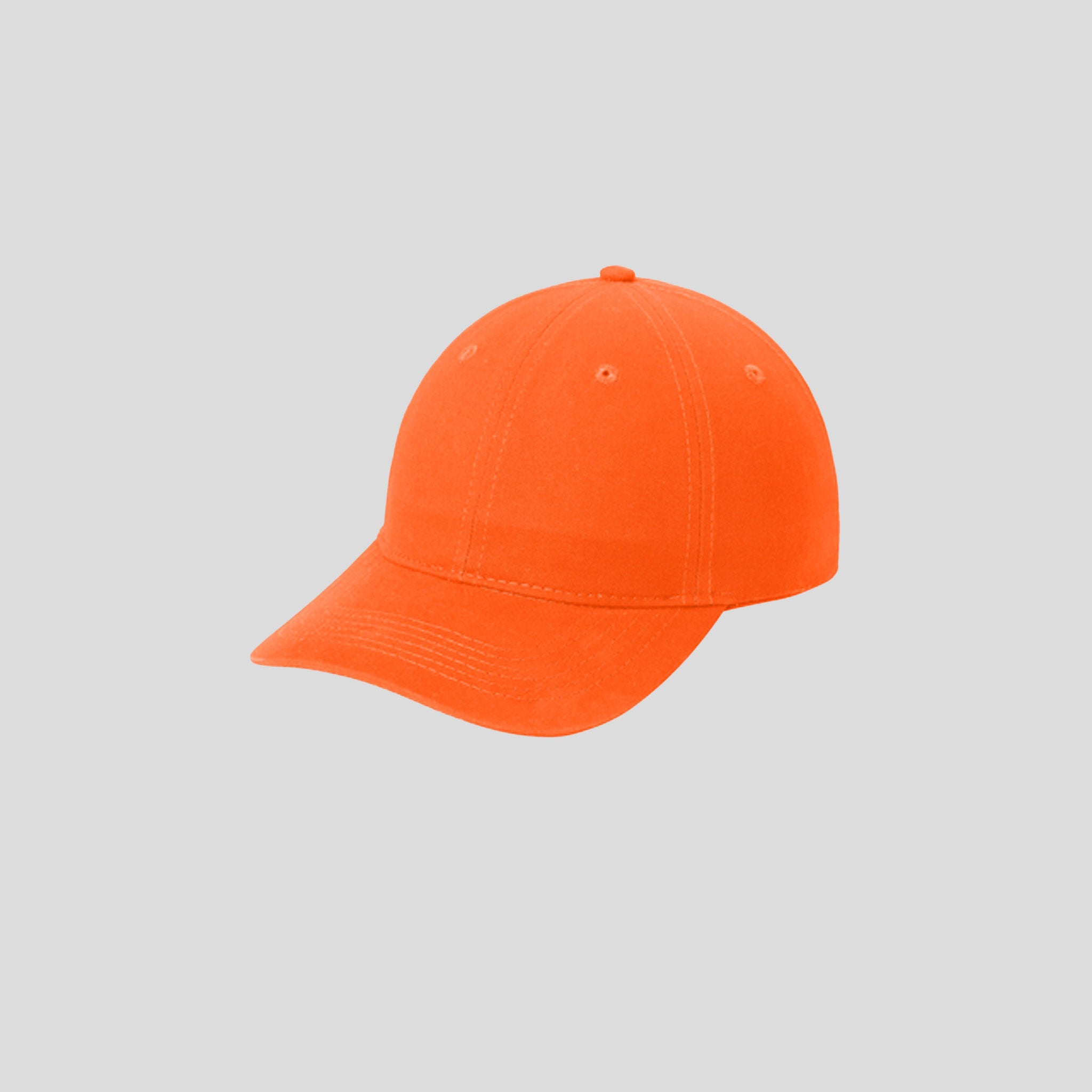 Brushed Twill Low Profile Cap | Orange