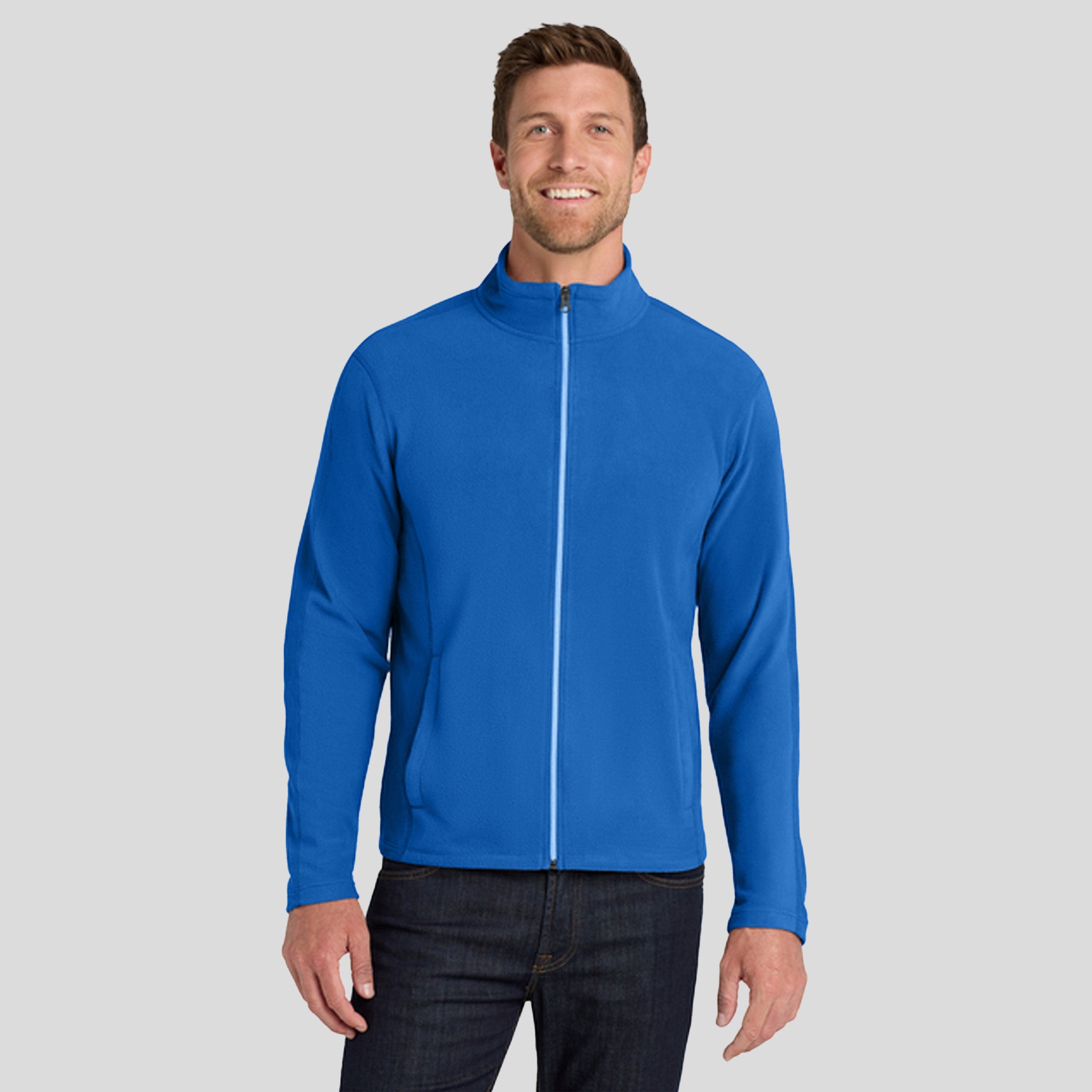 Men's Microfleece Jacket | Royal