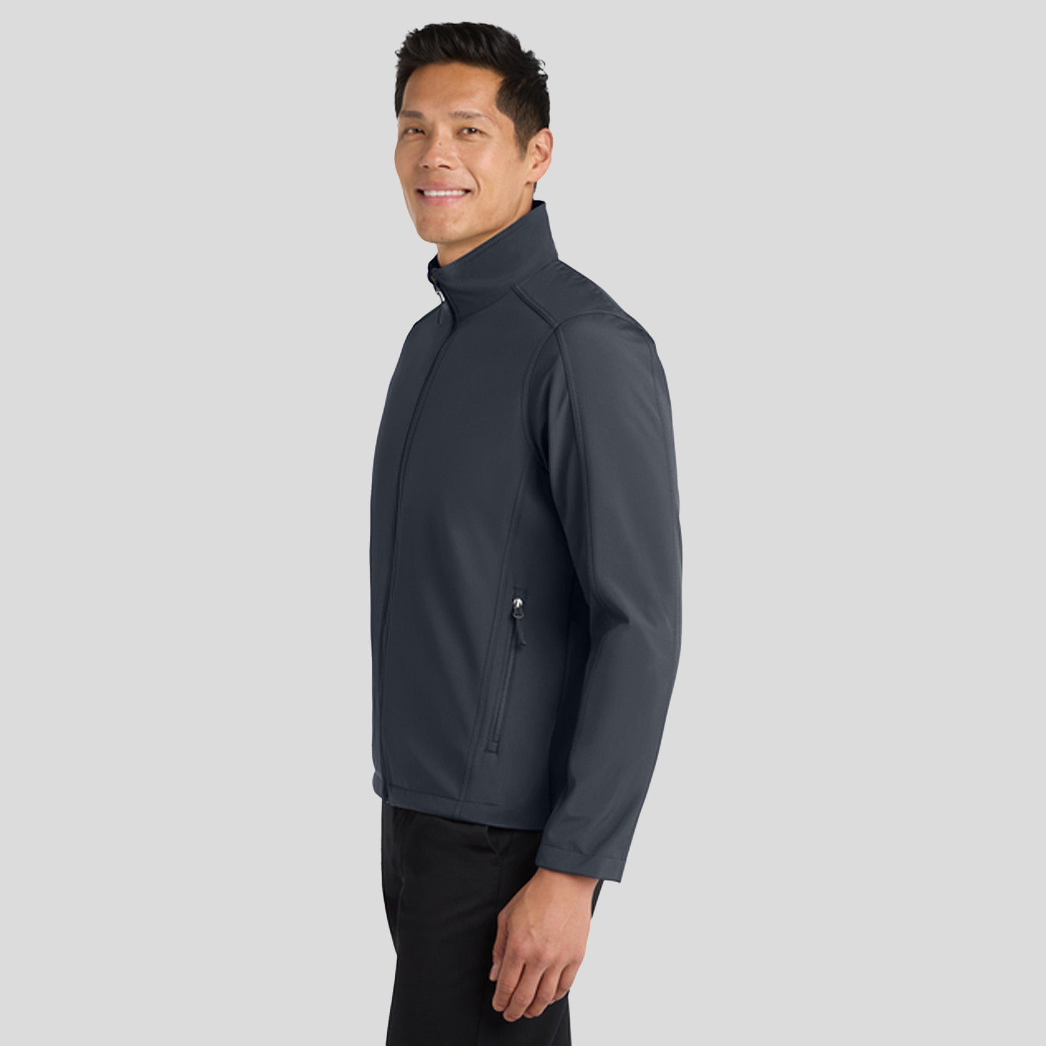 Men's Core Soft Shell Jacket | Battleship Grey