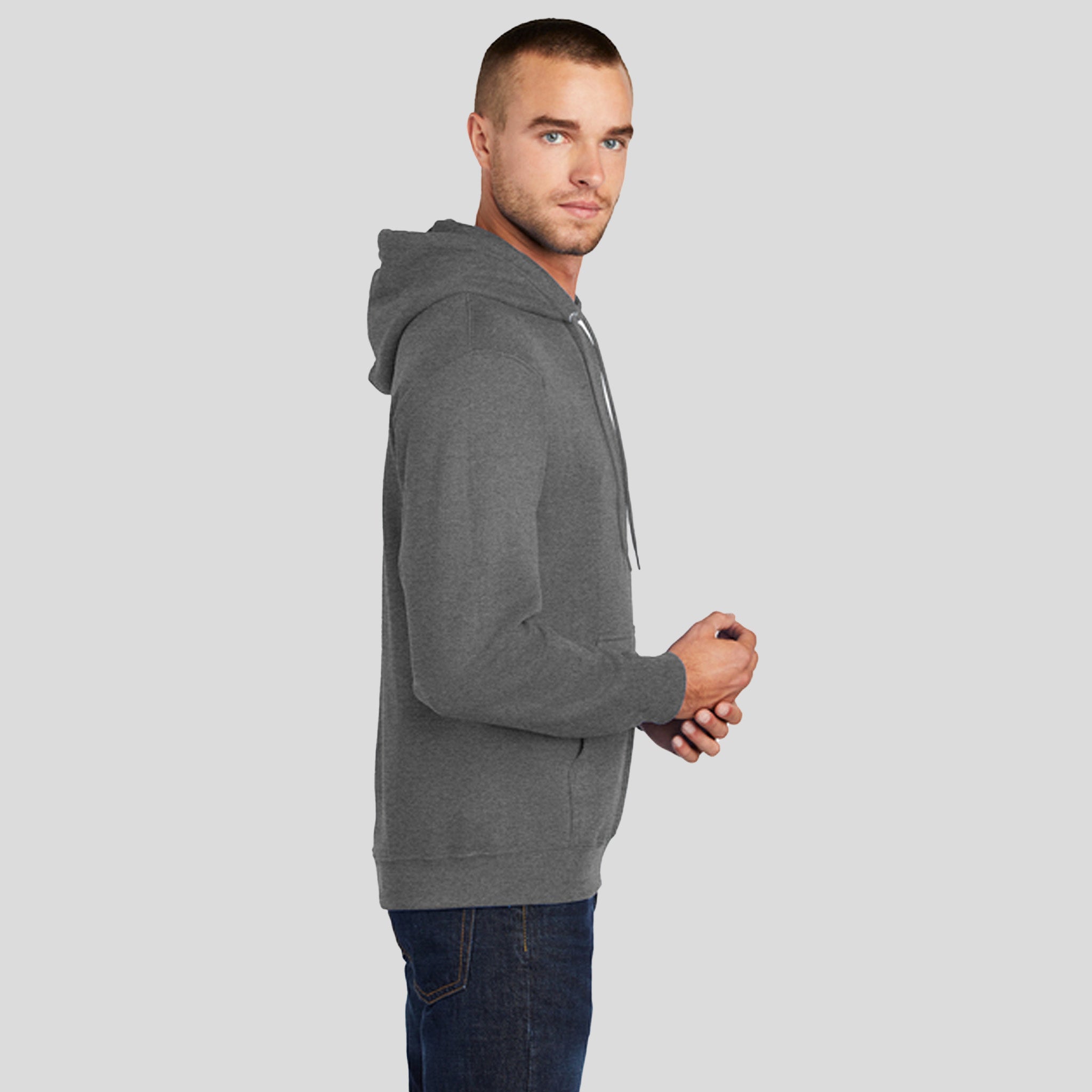 Core Fleece Pullover Hooded Sweatshirt | Graphite Heather
