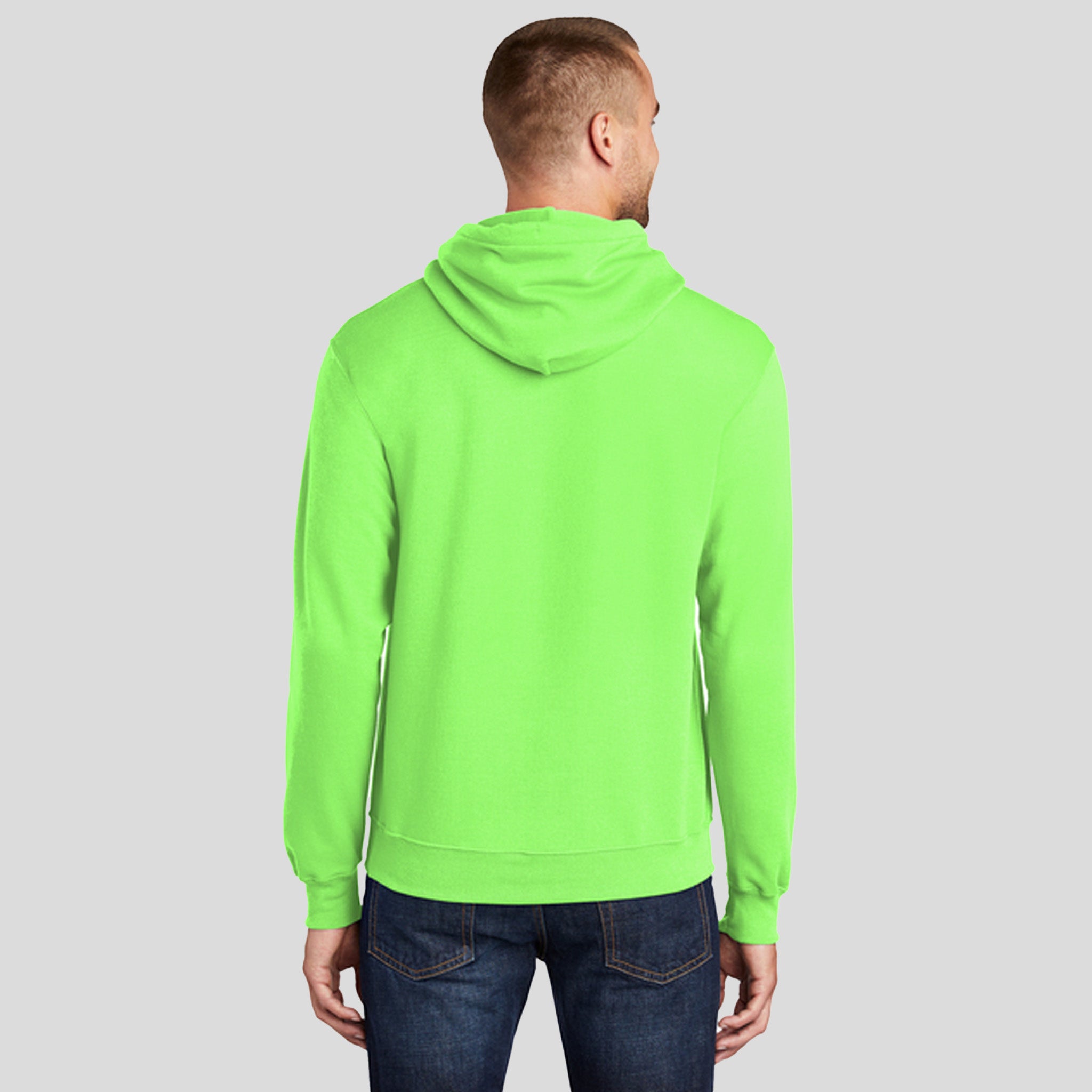 Core Fleece Pullover Hooded Sweatshirt | Neon Green