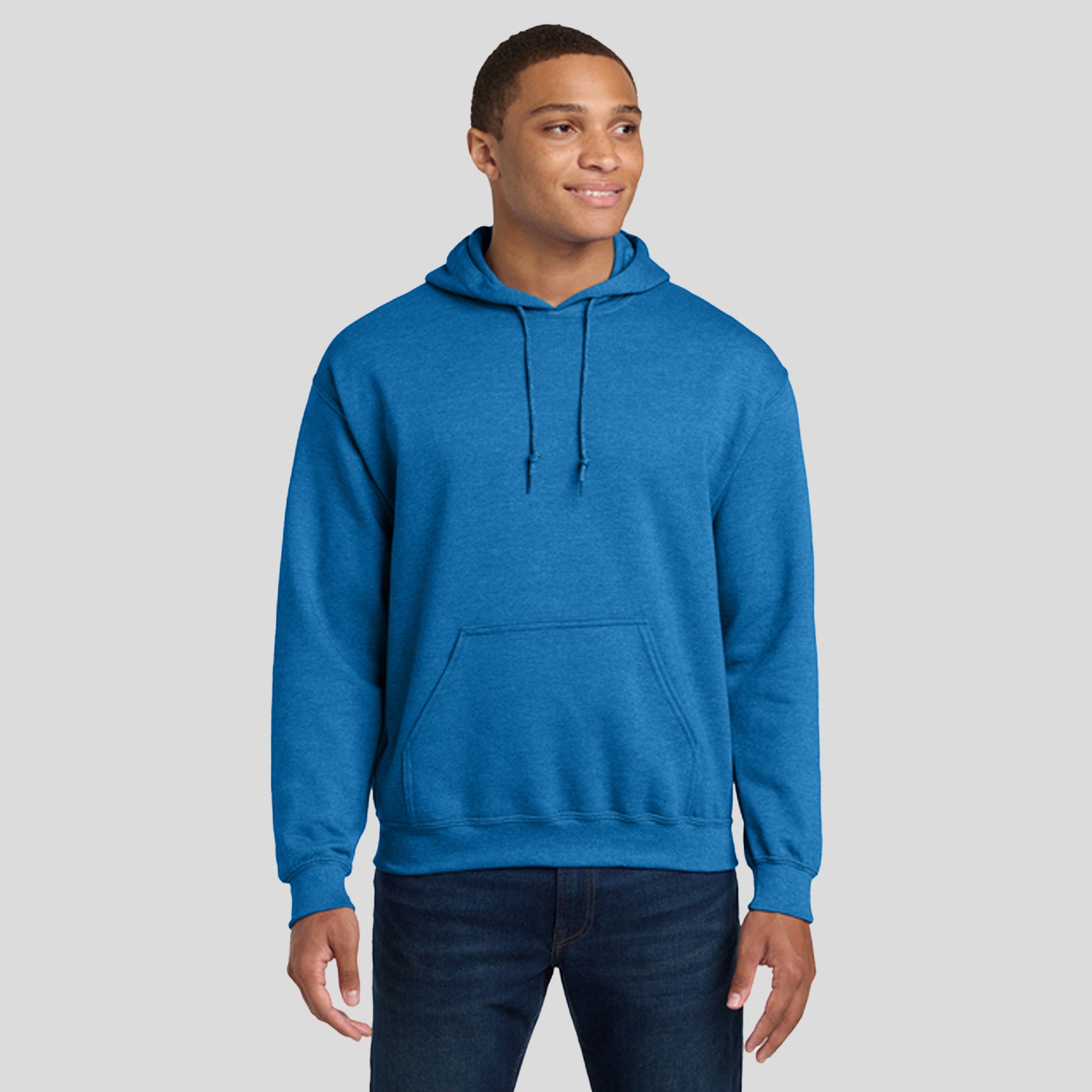 Heavy Blend™ Hooded Sweatshirt | Heather Deep Royal