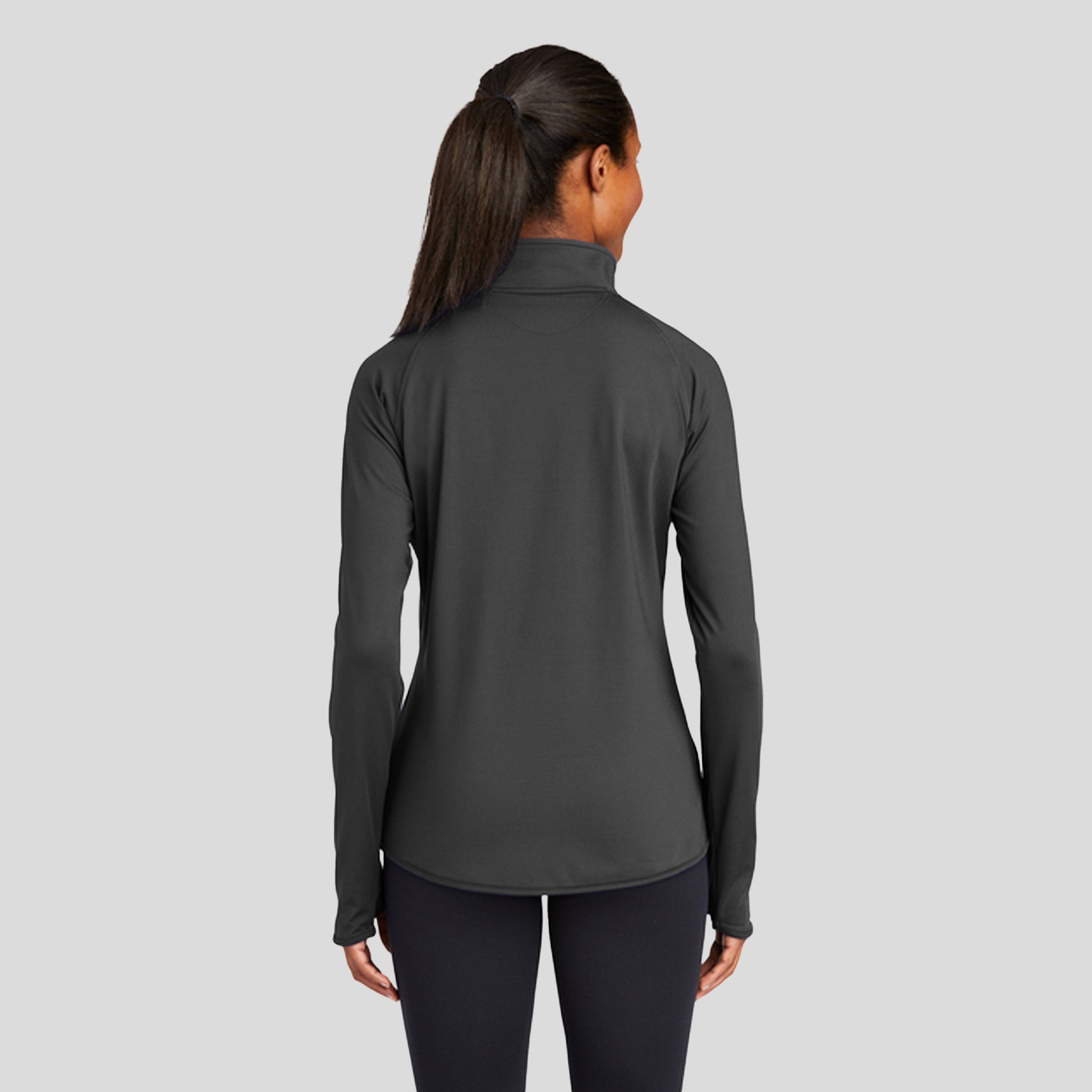 Women's Sport-Wick® Stretch 1/4-Zip Pullover | Charcoal Grey